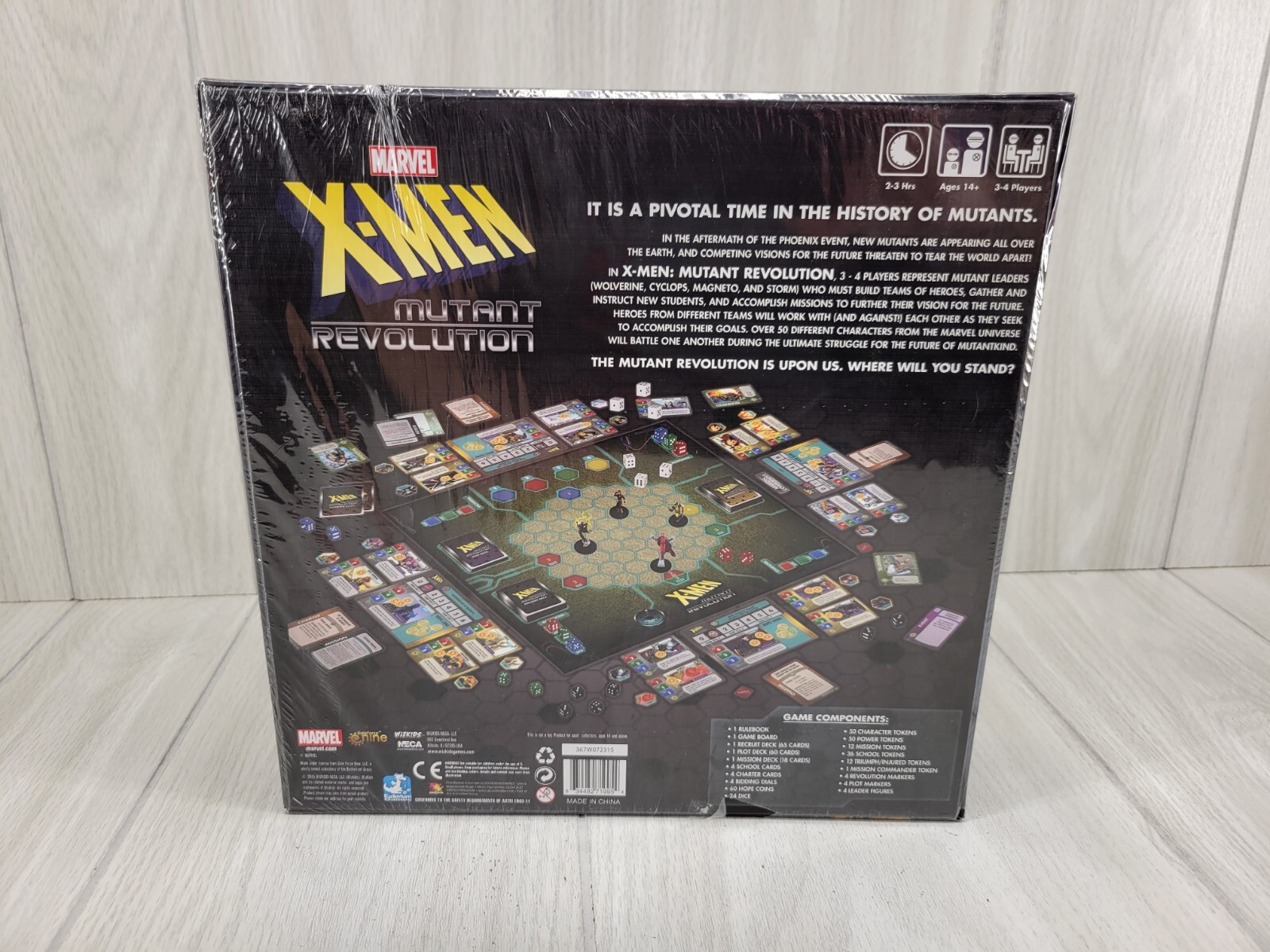 X-Men Mutant Revolution Board Game Wizkids Neca Marvel New Sealed Strategy