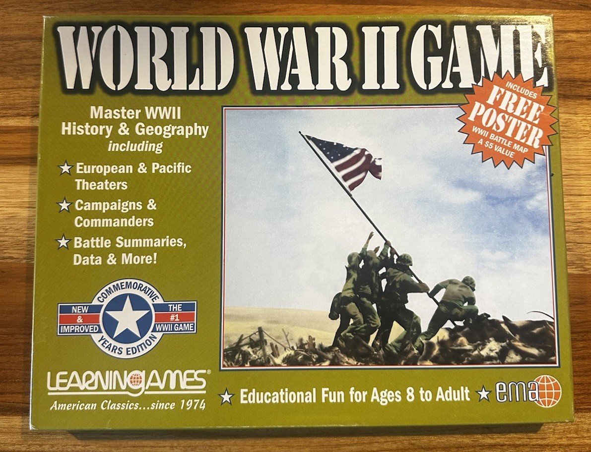 World War II Board Game Learning Games Commemorative Years Edition EMA Age 8+