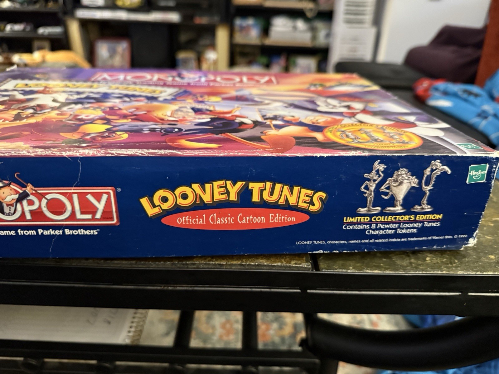 1999 Looney Tunes Monopoly Official Classic Cartoon Limited Edition Vtg