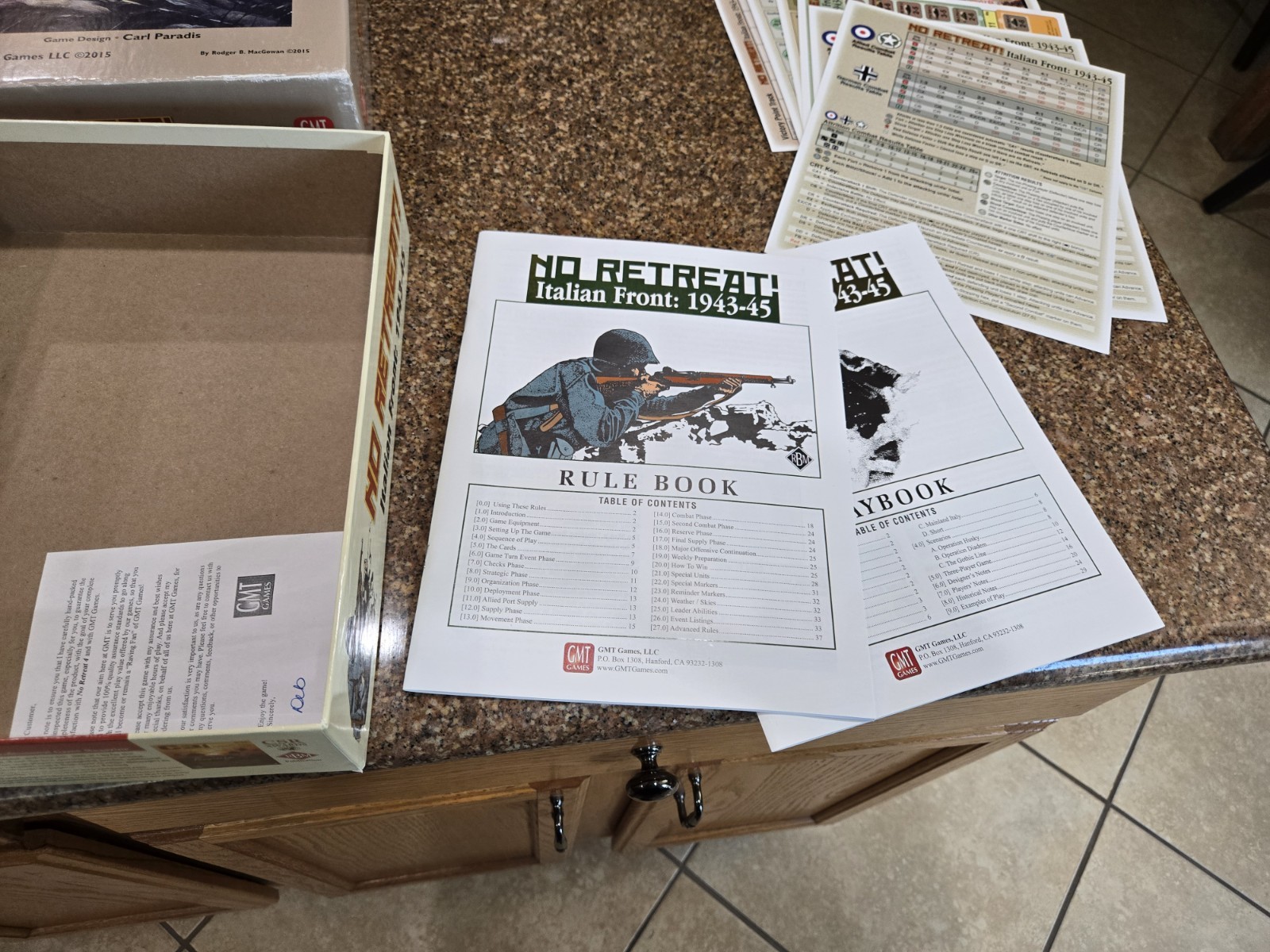 No Retreat Italian Front: 1943-45 GMT Games 1503 Unpunched