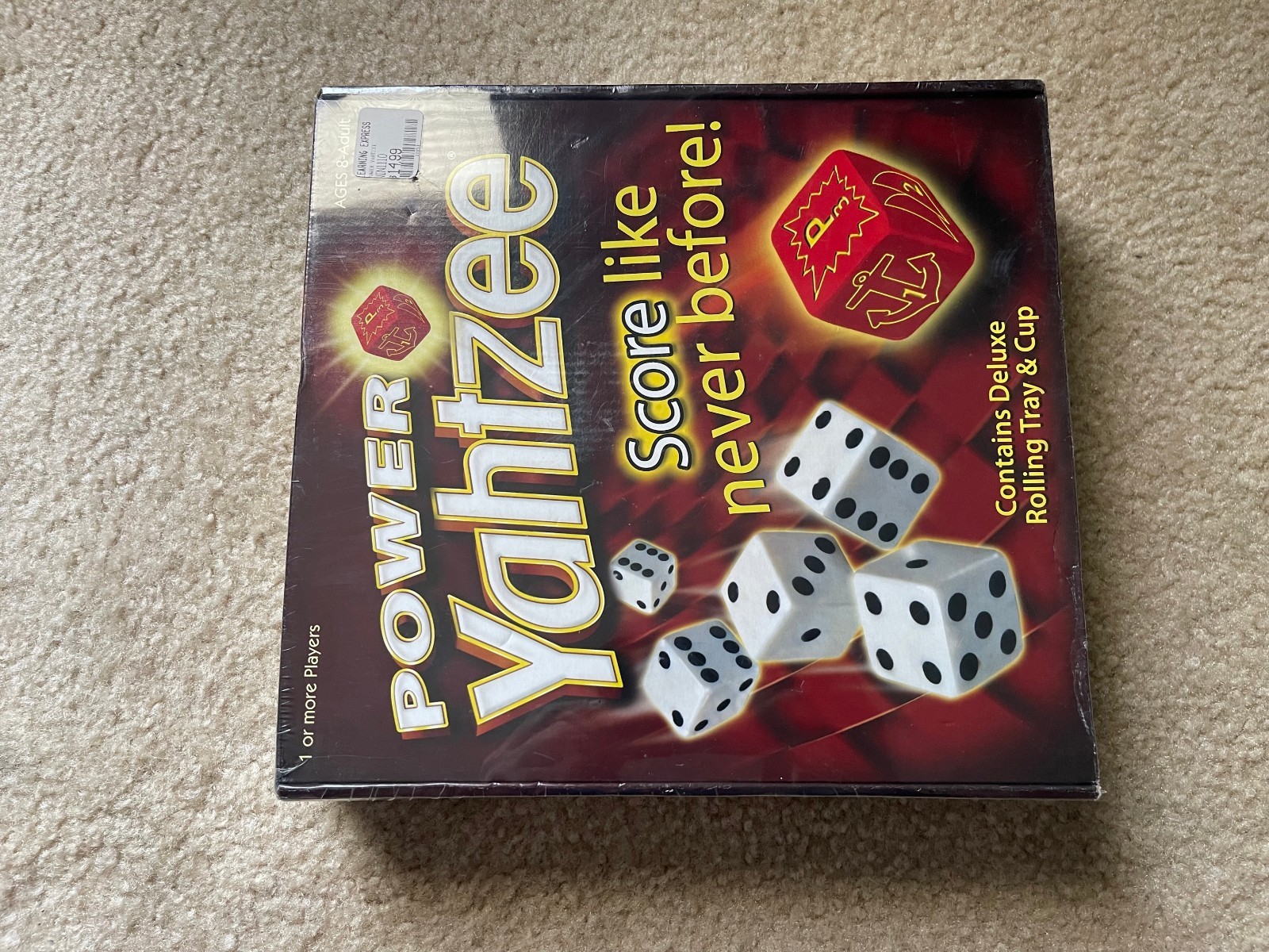 Power Yahtzee Board Game Winning Moves Games Hasbro Vintage New Sealed