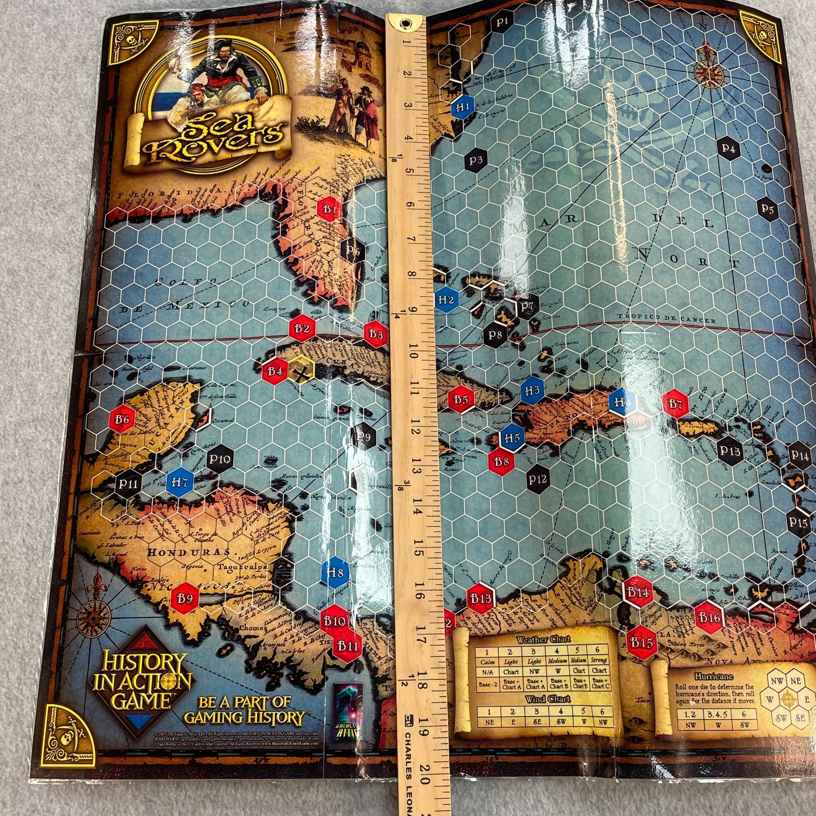 VTG 2006 Sea Rover Board Game 2.0 Edition History in Action Pirate Strategy READ
