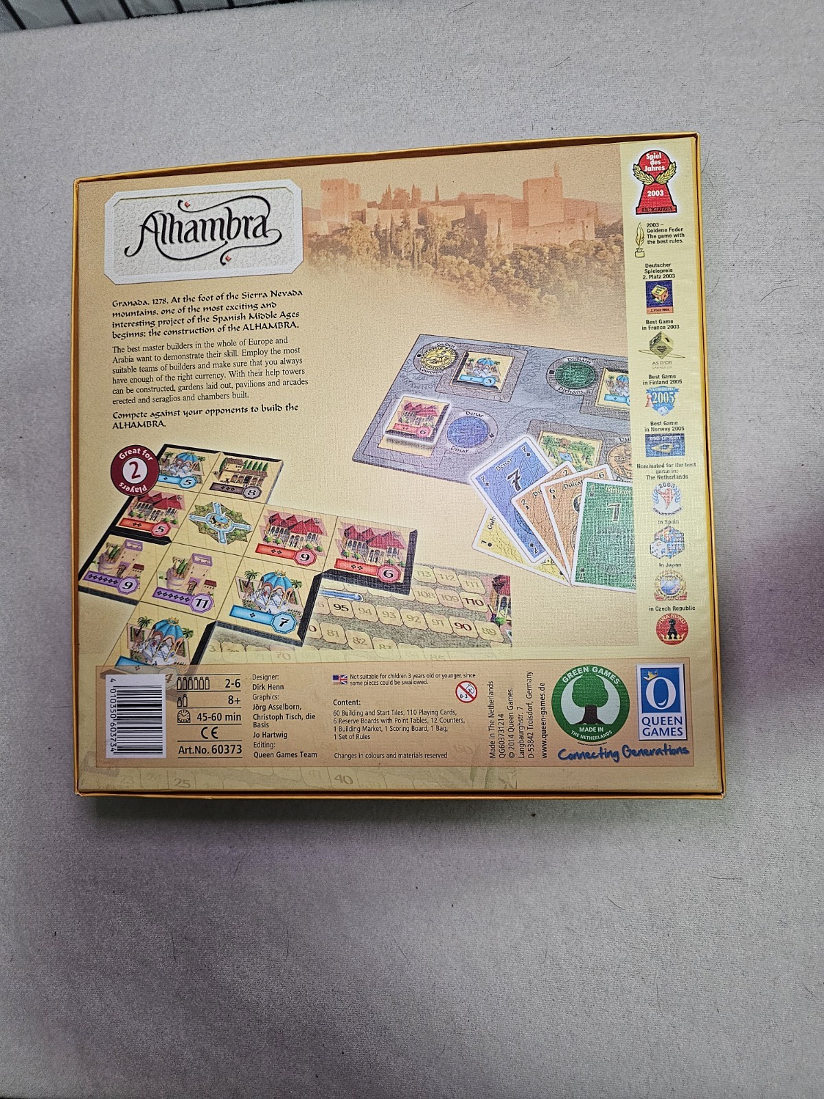 Alhambra: Board Game by Dirk Henn and Queen Games