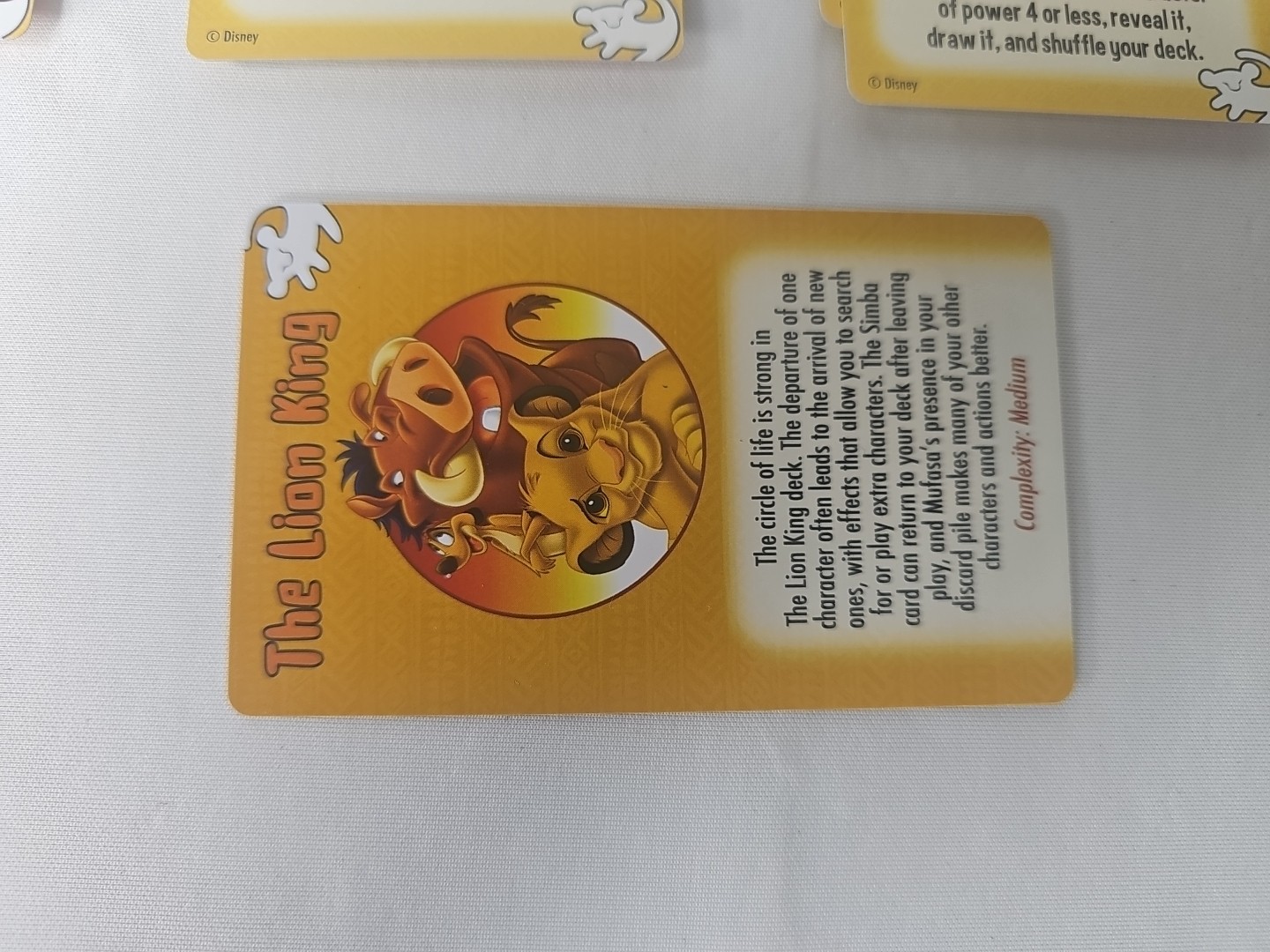 Smash Up DISNEY Lion King Faction Pack – Alderac Entertainment REPLACEMENT SET
