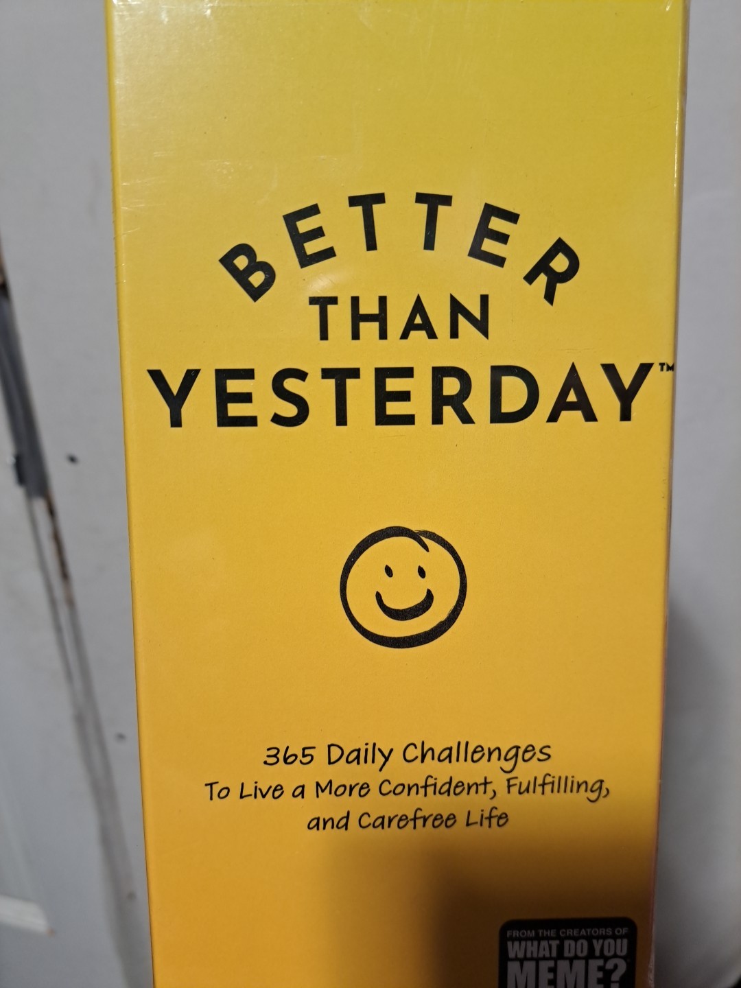 Better Than Yesterday 365 Daily Challenges Life Fullfilling Game NEW Sealed