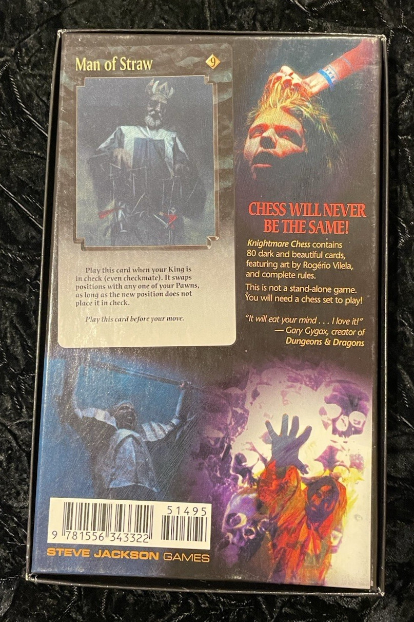 Knightmare Chess Second Edition Steve Jackson Games Complete