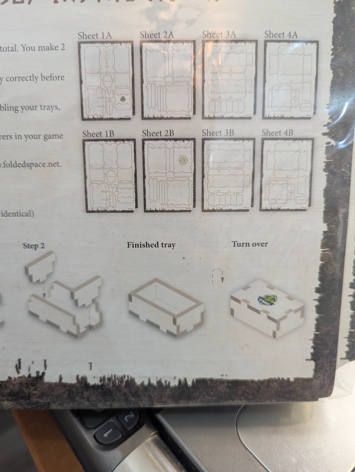 GENTES Deluxified Version Foam Organizer Assembly Required BASE GAME needed