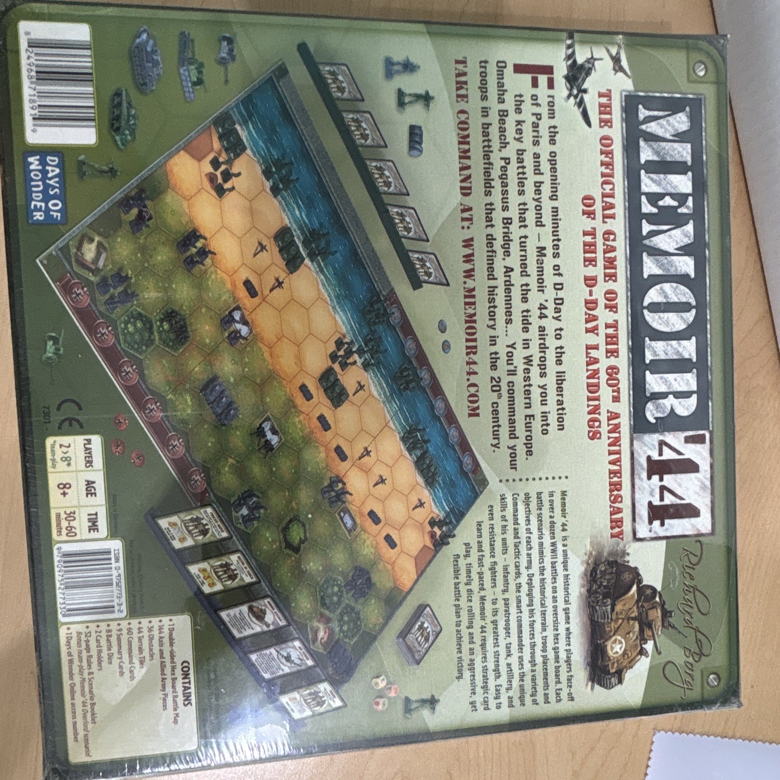 Days of Wonder Memoir ’44 War Board Game 2-Player Age 8+ 2004 MPN 7301