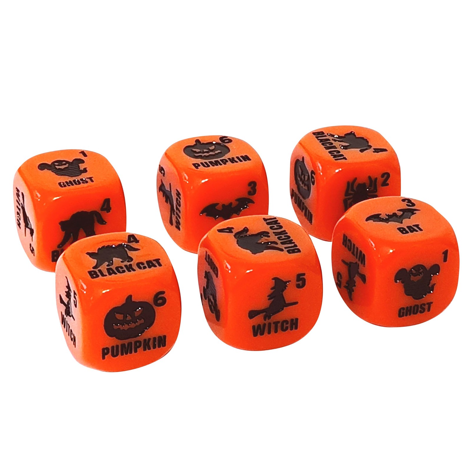 for Ages 8+ – Fast-Paced Family Games with Custom 6 Sided Dice, Witch Counter…