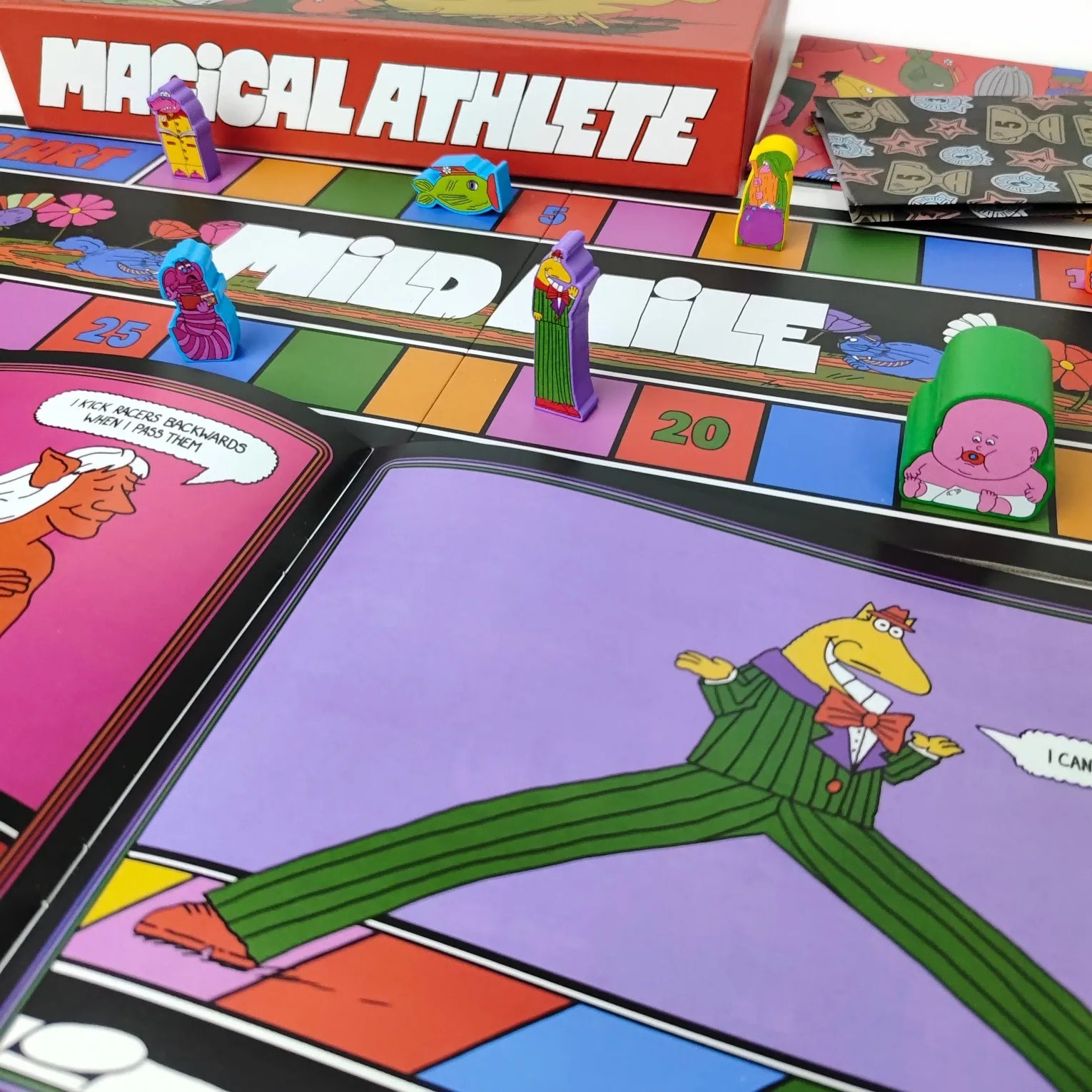 Magical Athlete Board Game – A Party Game of Pure Racing Chaos