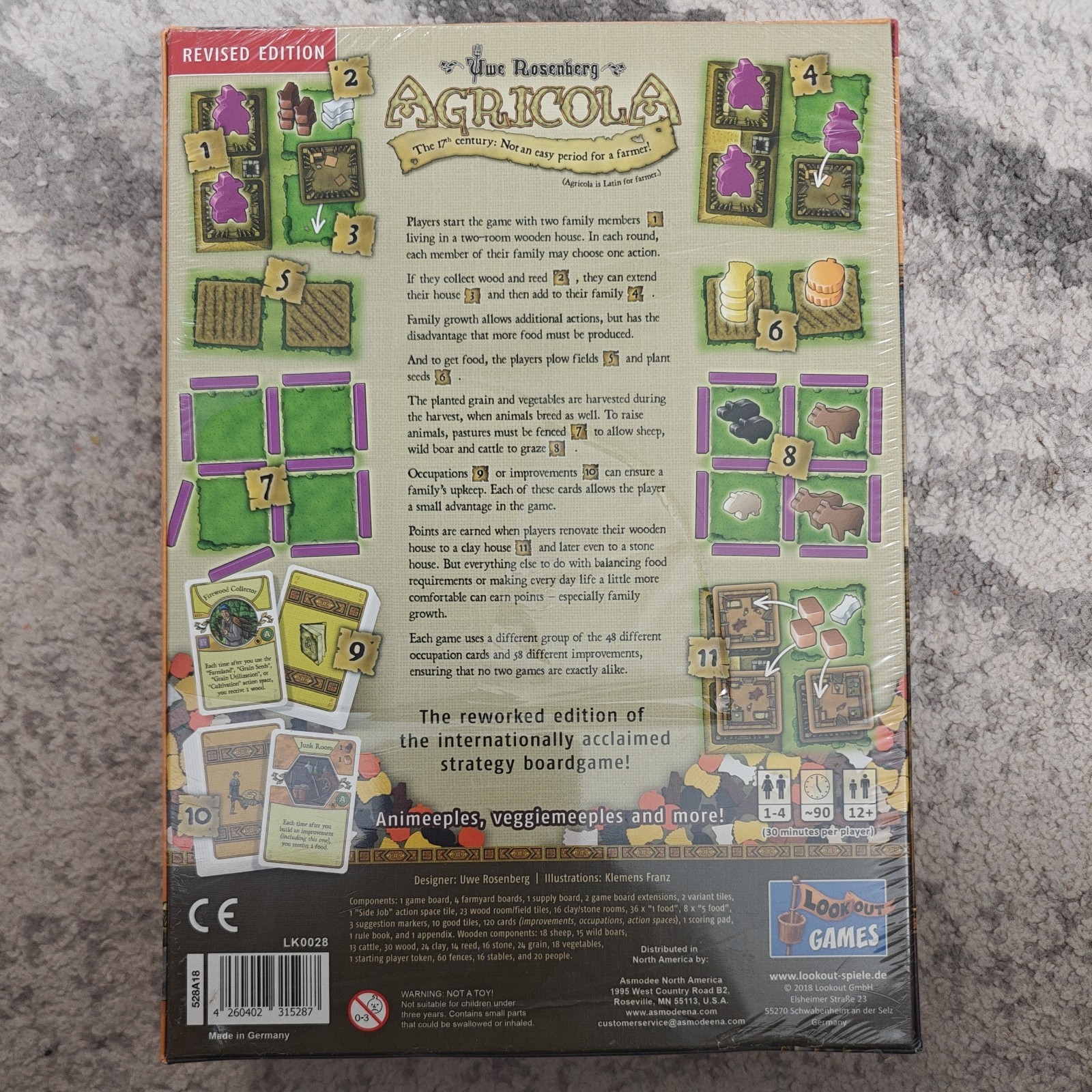 Agricola Board Game – Revised Edition By Lookout Games