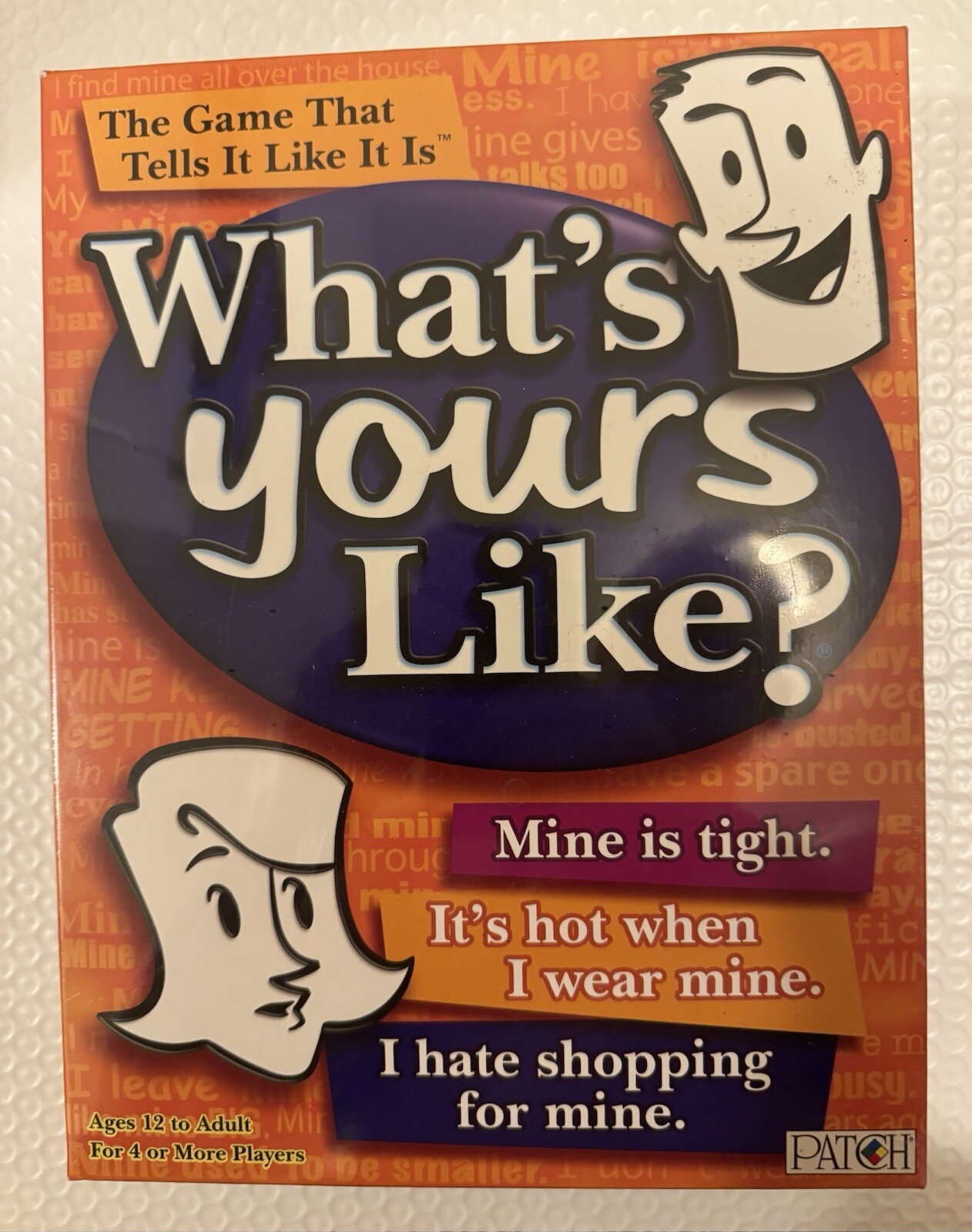 WHAT’S YOURS LIKE? Game by PlayMonster – Brand New and Unopened