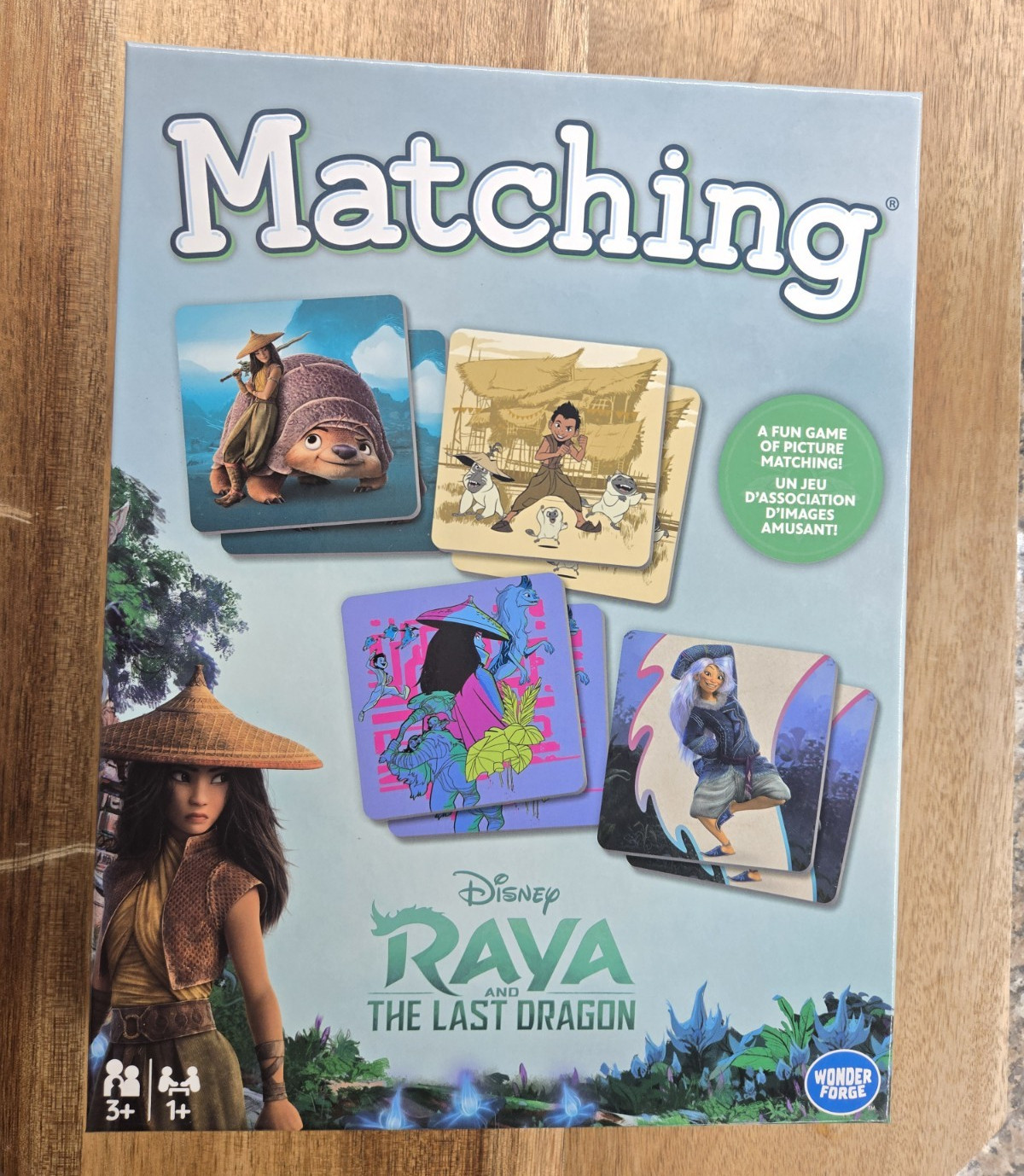 Wonder Forge Disney Raya and the Last Dragon Matching Game, One-Player, 3+