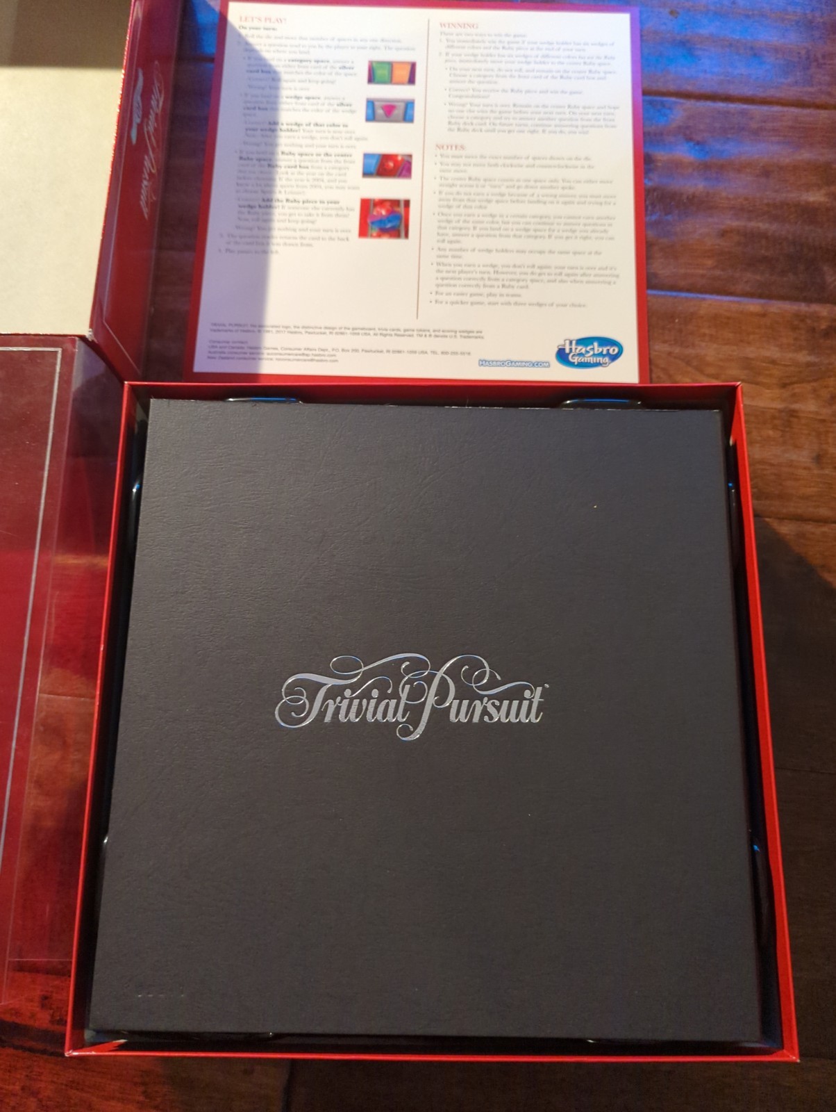 2017 Hasbro Trivial Pursuit 40th Anniversary Ruby Edition Game E1923 COMPLETE!