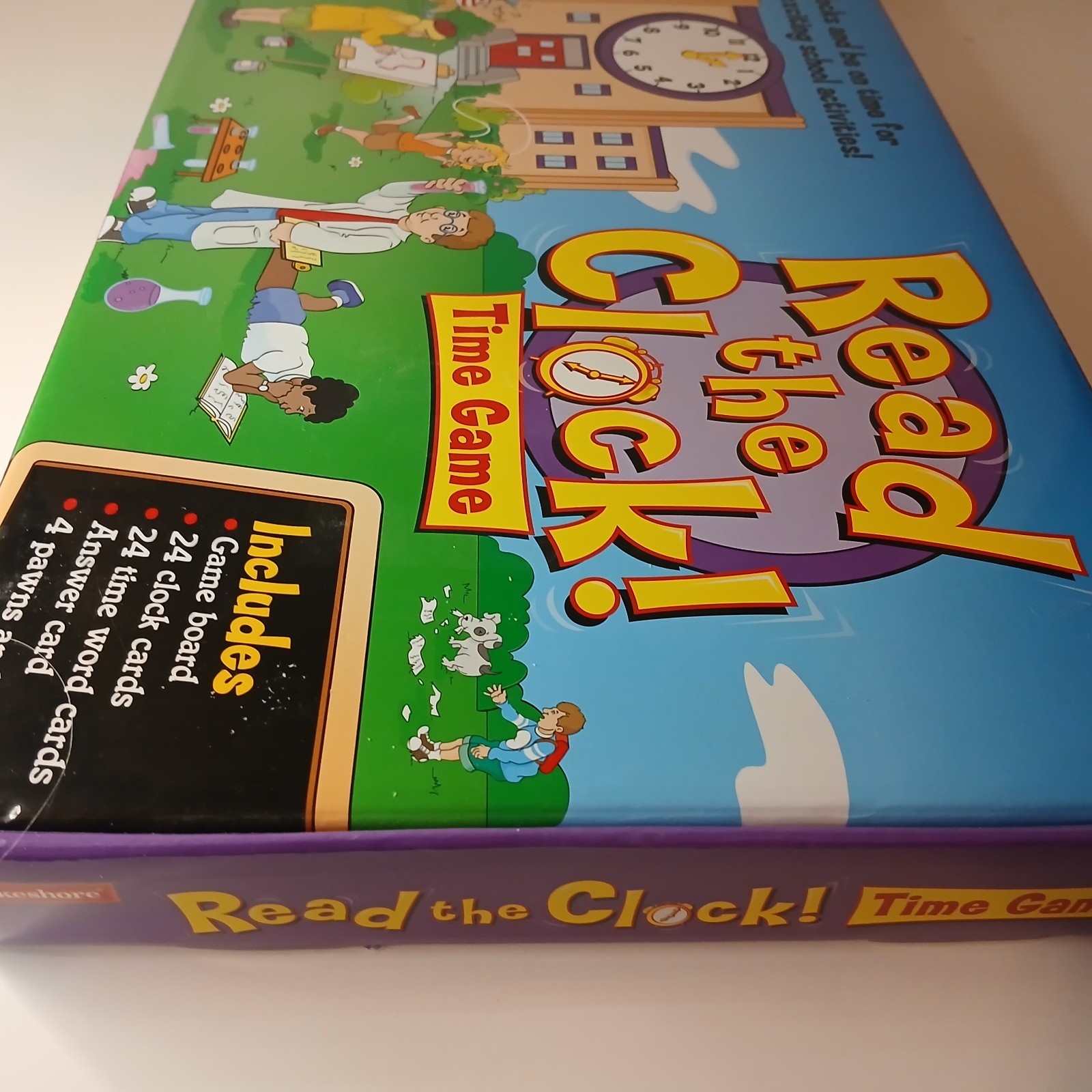 READ THE CLOCK TIME Board Game by Lakeshore Learning – 100% Complete