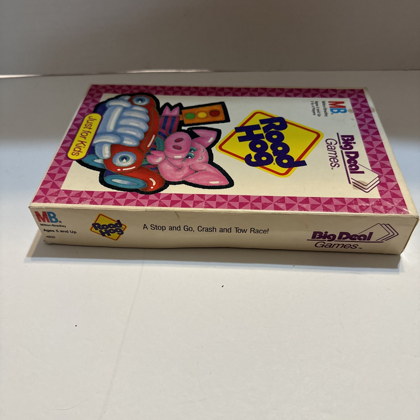 1987 Milton Bradley Kids Game Road Hog Complete Age 5 and up 2-4 Players