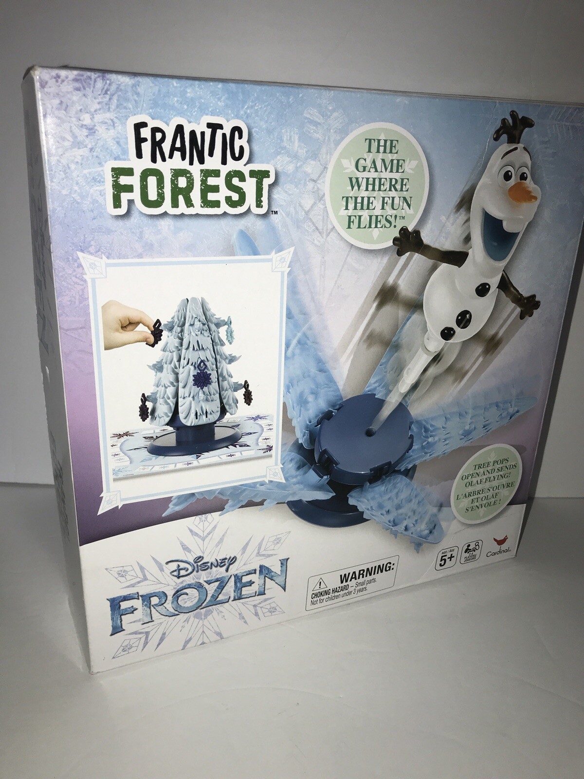 Disney Frozen Frantic Forest Olaf Game By Cardinal New