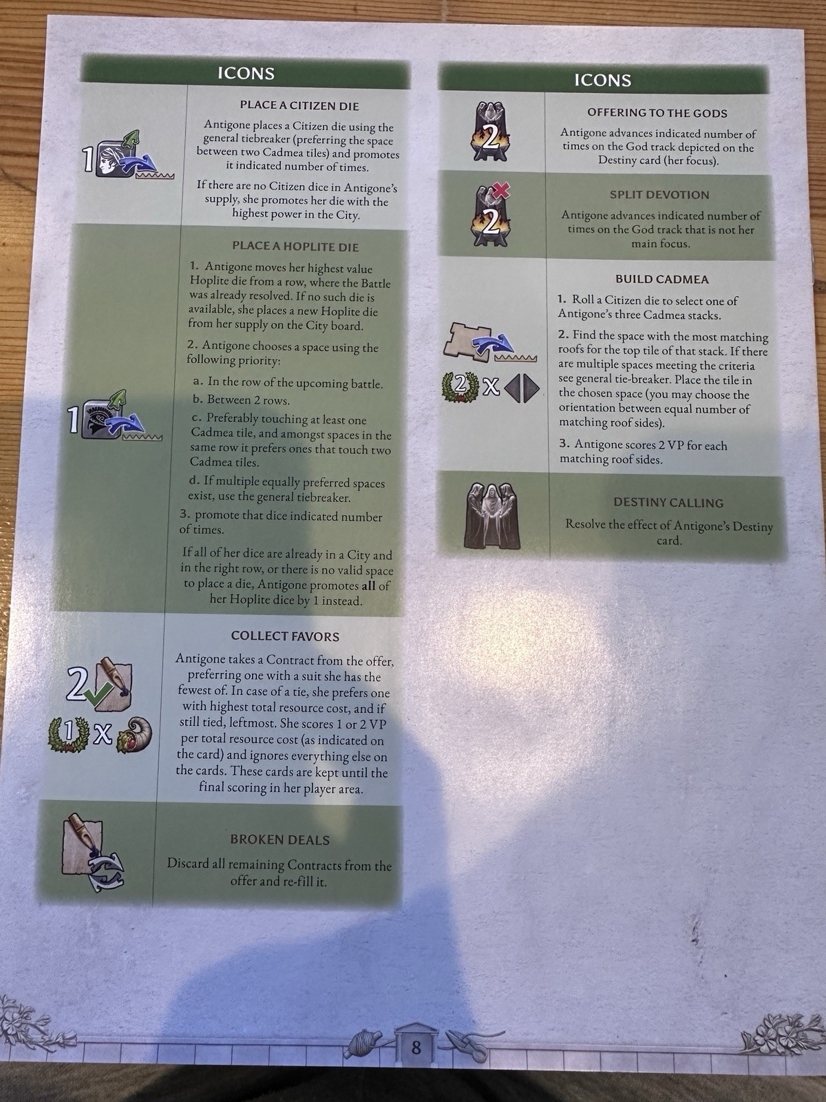 Thebai Board Game – Solo Player Rules