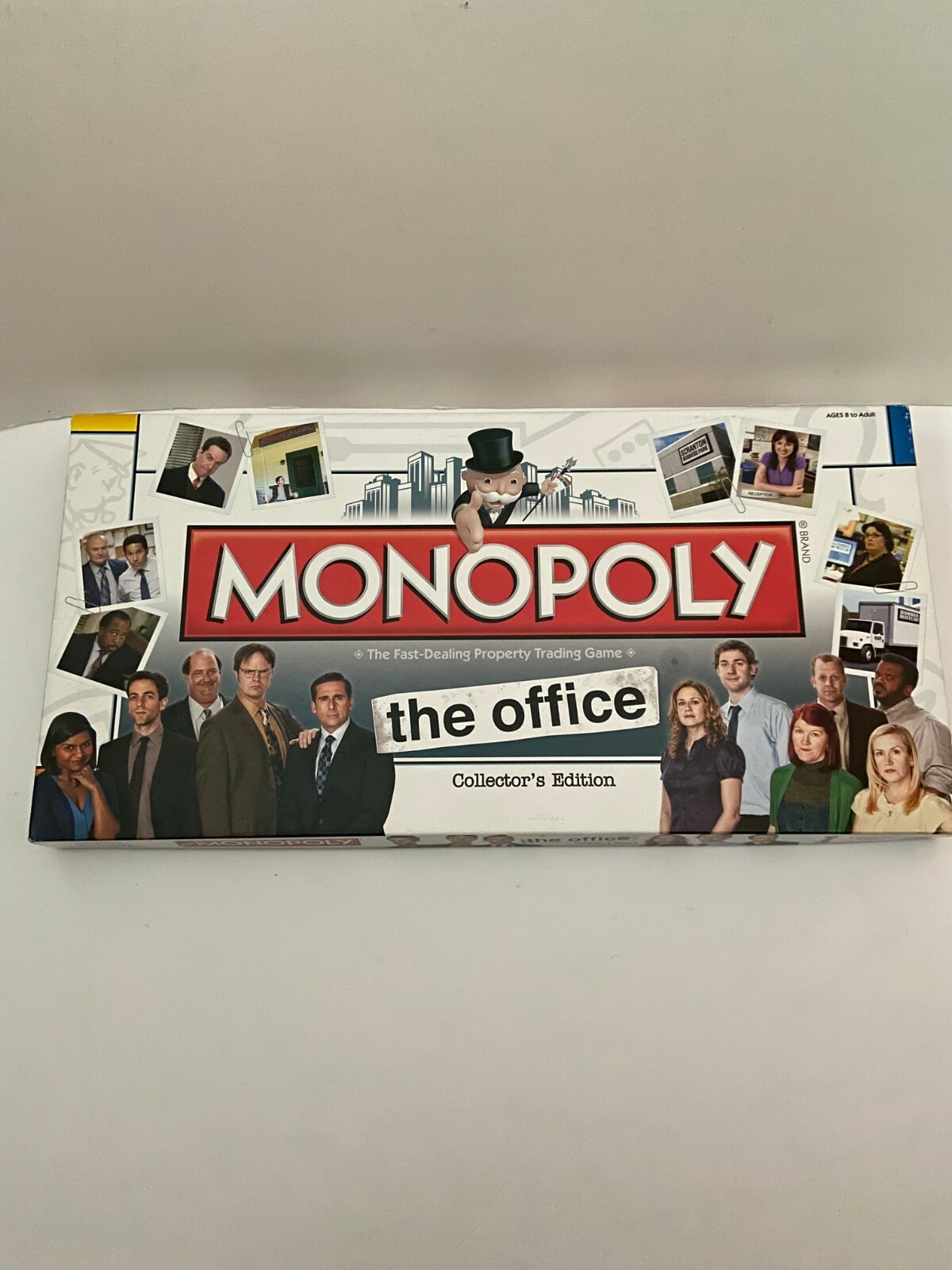 Monopoly The Office Collector’s Edition Complete minus 1 Title Deed Card VG