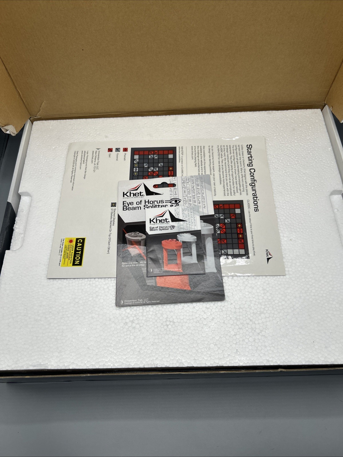 Original Khet Strategy at the Speed of Light Laser Game COMPLETE