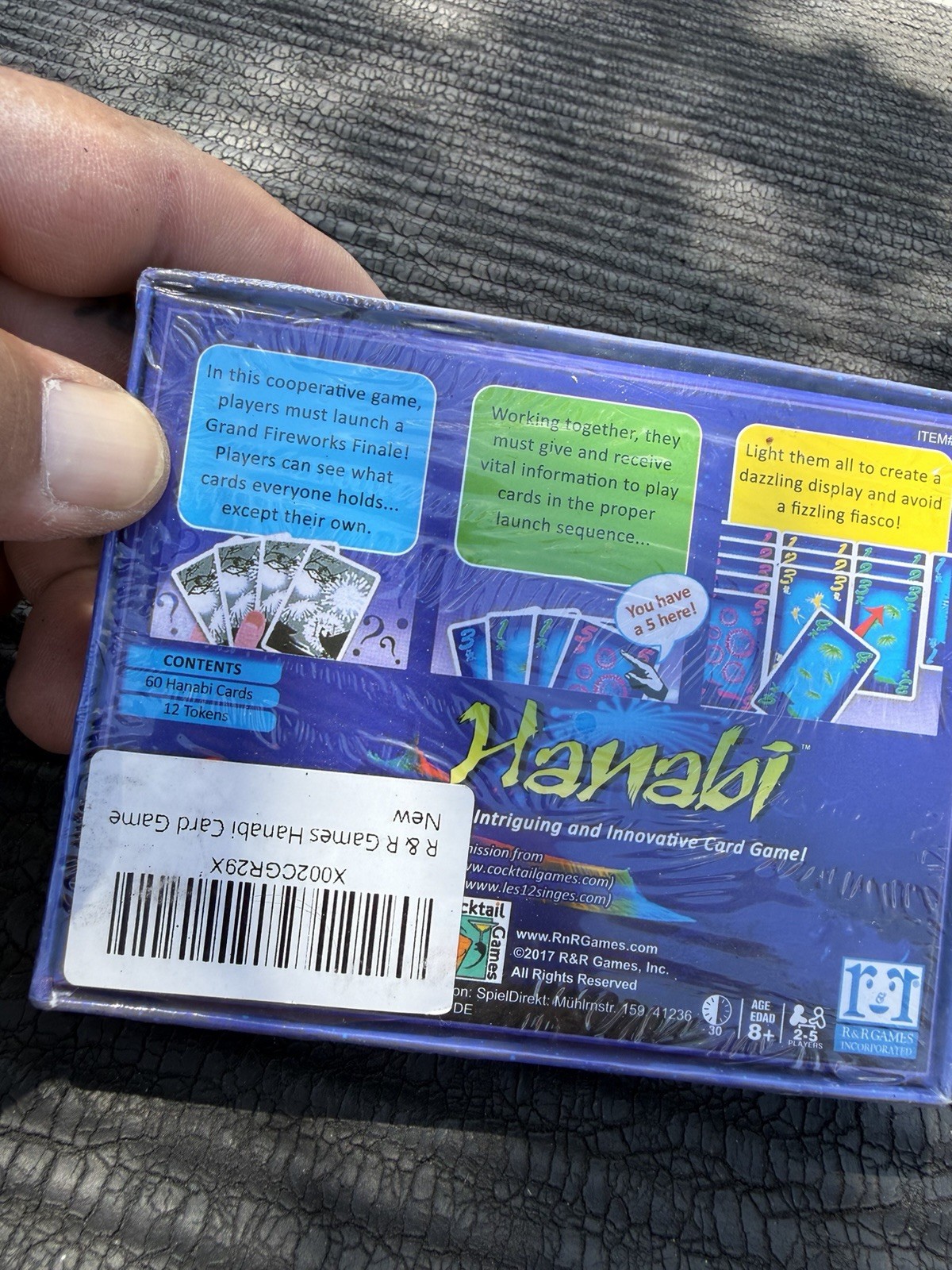 New HANABI Card Game – Factory SEALED