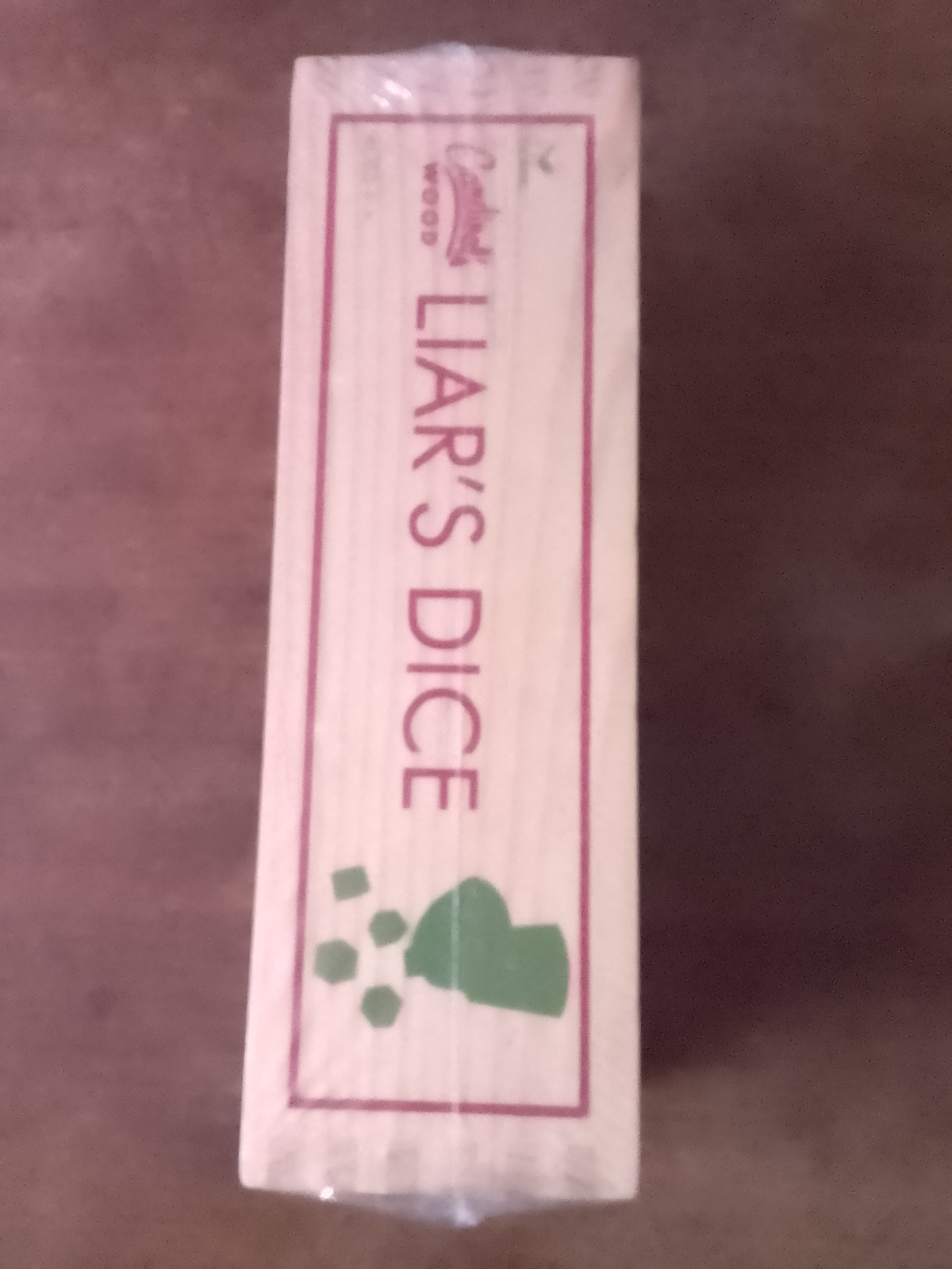 FACTORY SEALED – Liar’s Dice in Wood Box