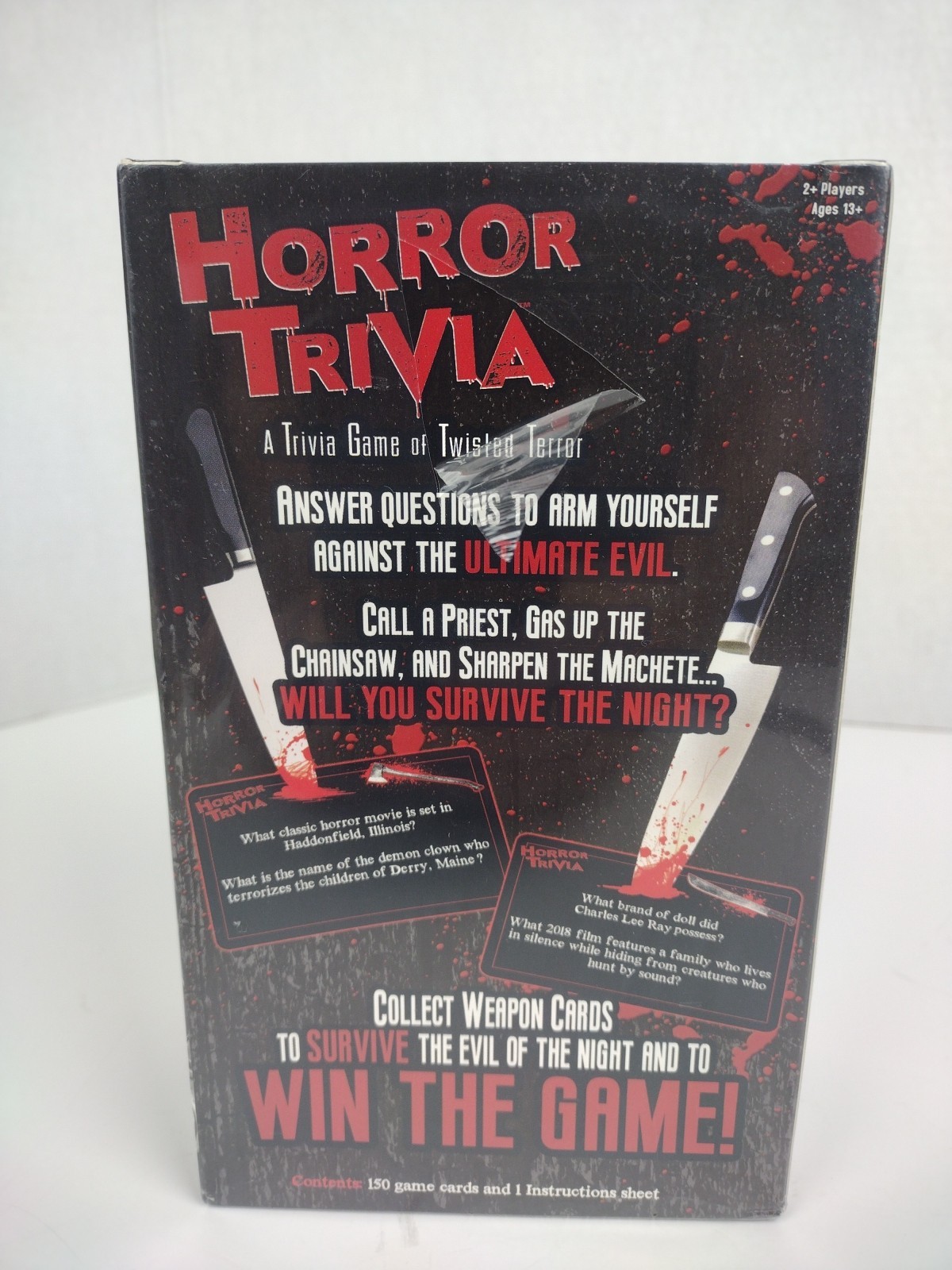 Goliath Horror Trivia A Trivia Game of Twisted Terror Card Set. Goth NIB Sealed