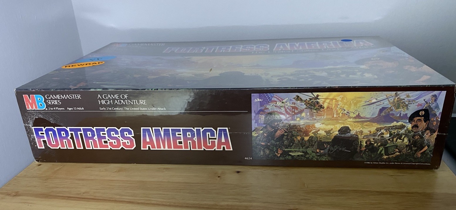 Fortress America United States Under Attack Milton Bradley Vintage 1986 Rewrap
