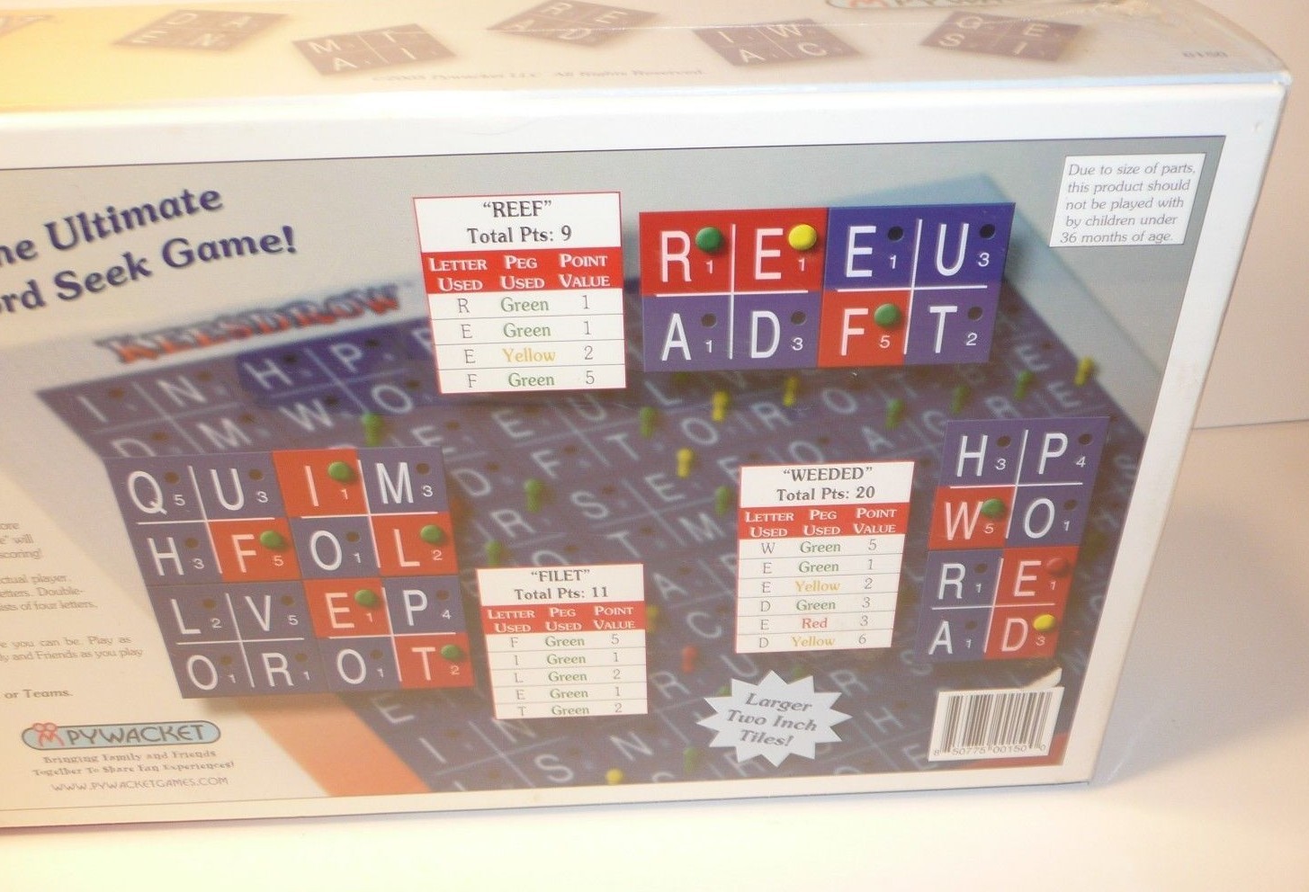 Keesdrow The Ultimate Word Seek Game Board Game Mensa Smart Play Toy Pywacket