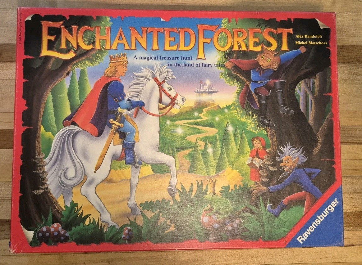 Enchanted Forest Board Game Ravensburger 1994 Vintage Complete