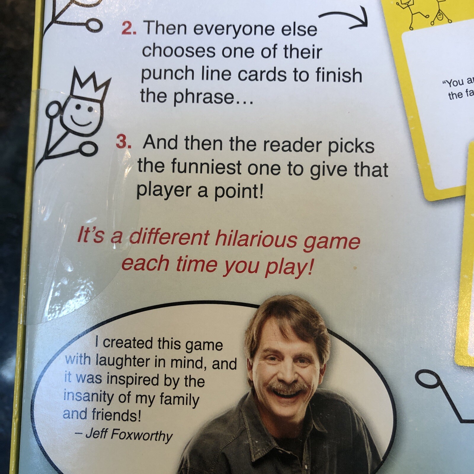 Relative Insanity Game – Brand New In Box Jeff Foxworthy 14 – Adult