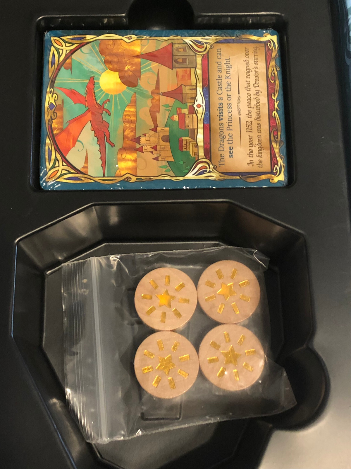 Fairy Tile Tale Board Game Storytelling Family Iello 8+ COMPLETE Looks NEW