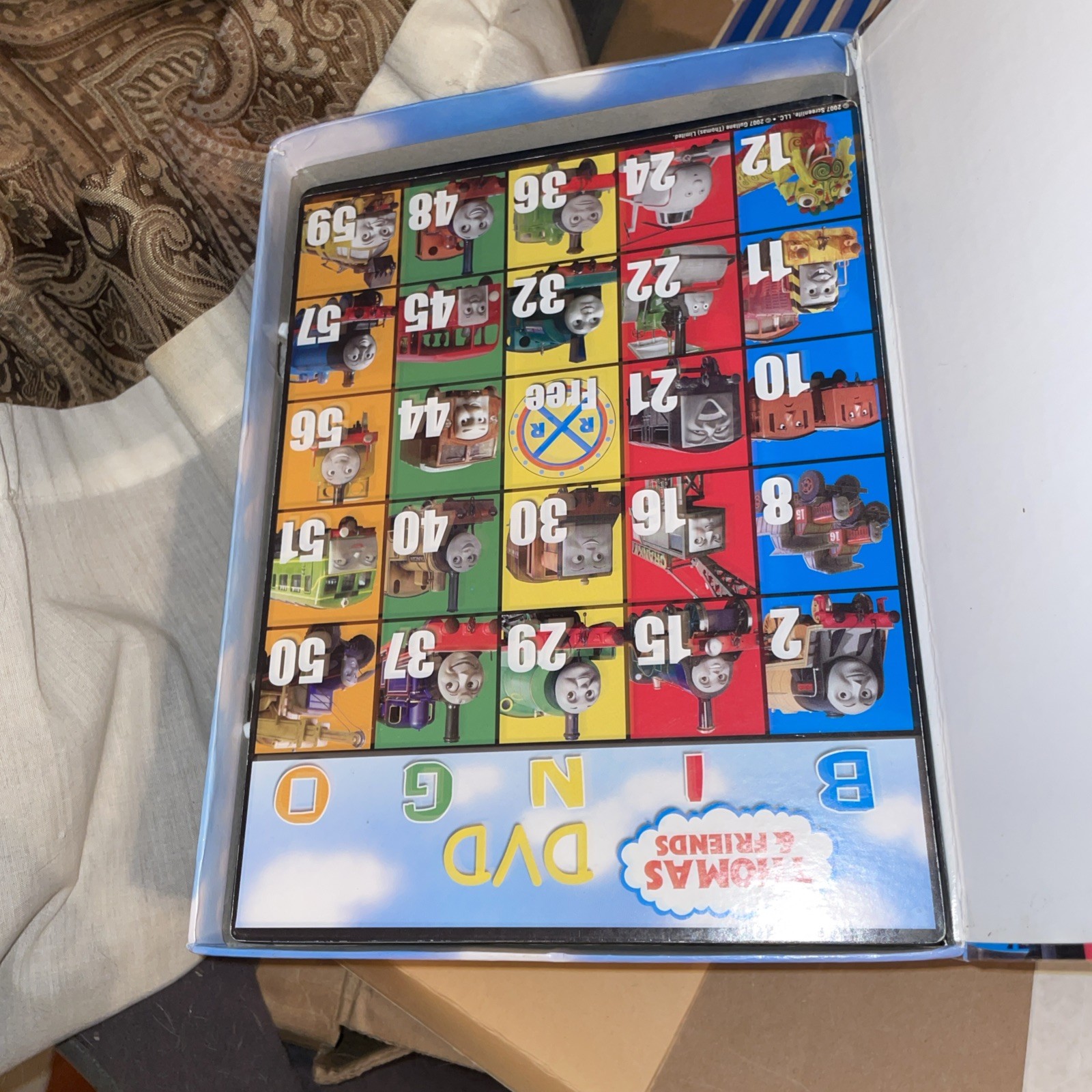 Thomas & Friends DVD Bingo Game Sealed Screenlife Kids Board Game 2–6 Players