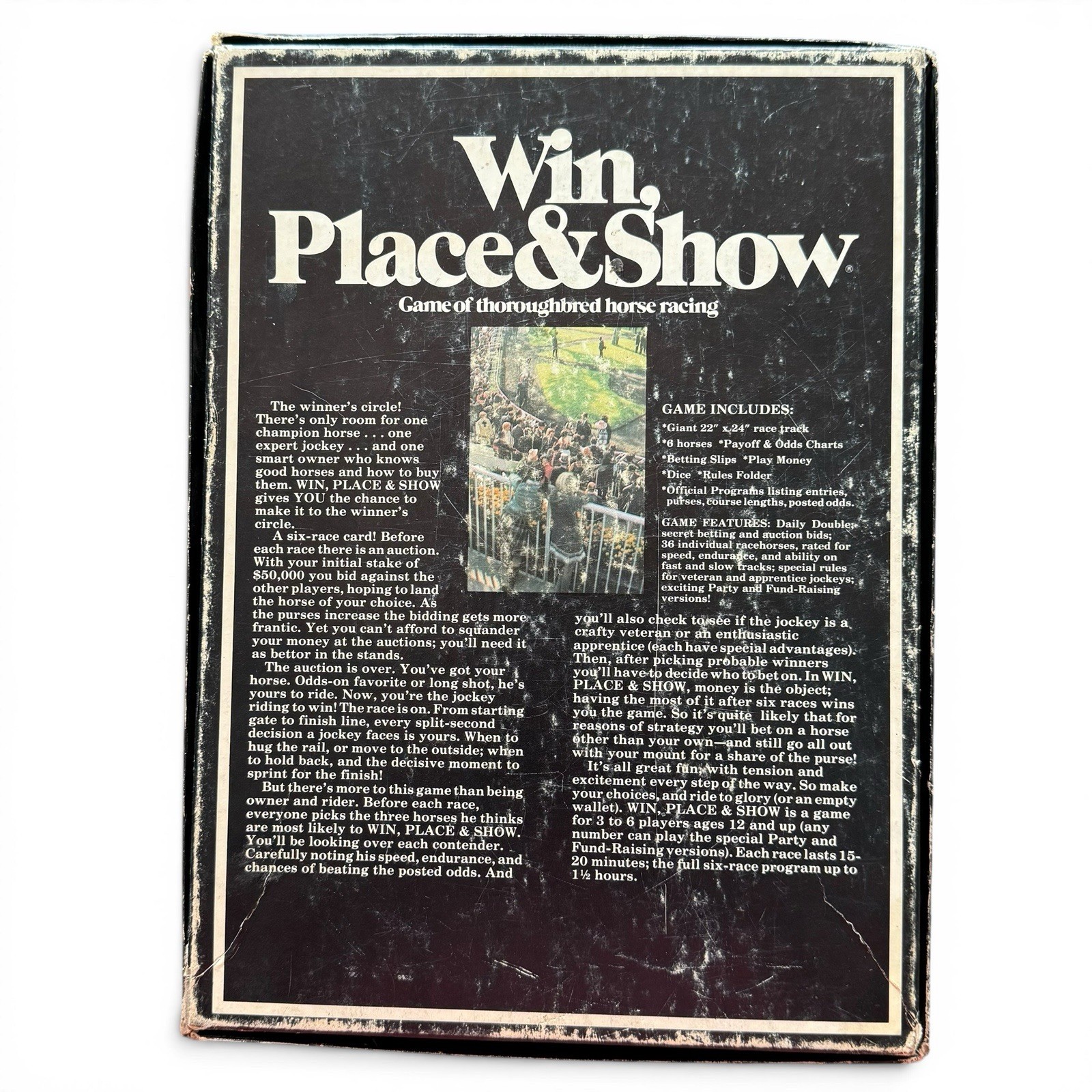 Avalon Hill Board Games Win, Place & Show Thoroughbred Horse Racing & Aquire 70s
