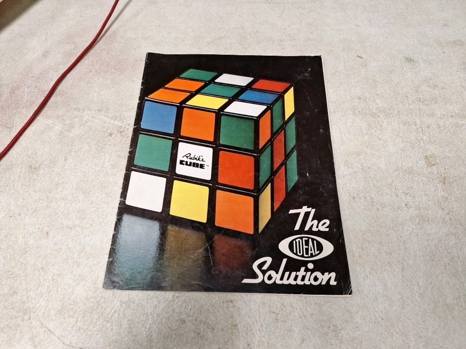 Vintage Rubik’s Cube The Ideal Instruction & Solution Magazine 1981