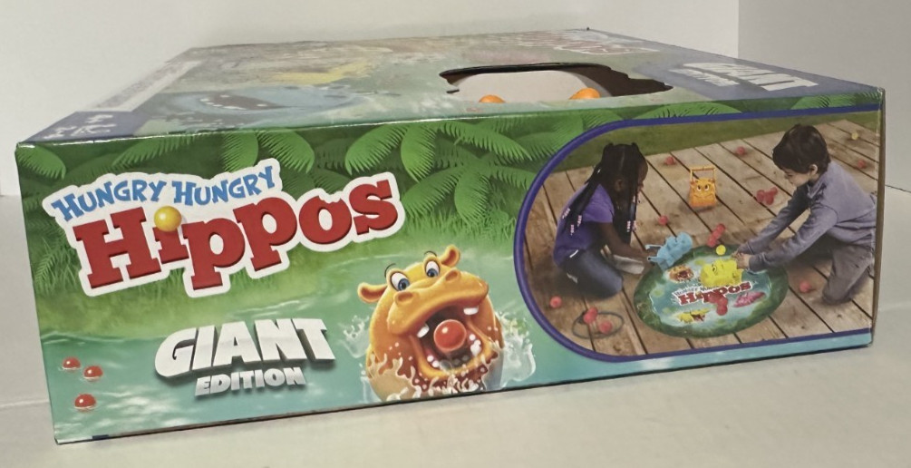 Hungry Hungry Hippos Giant Edition Family Game Indoor Outdoor Kids Party Game