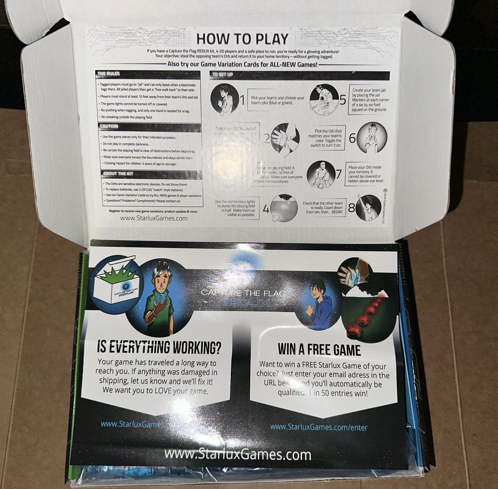 Capture The Flag Kids Game – Glow in Dark – Redux