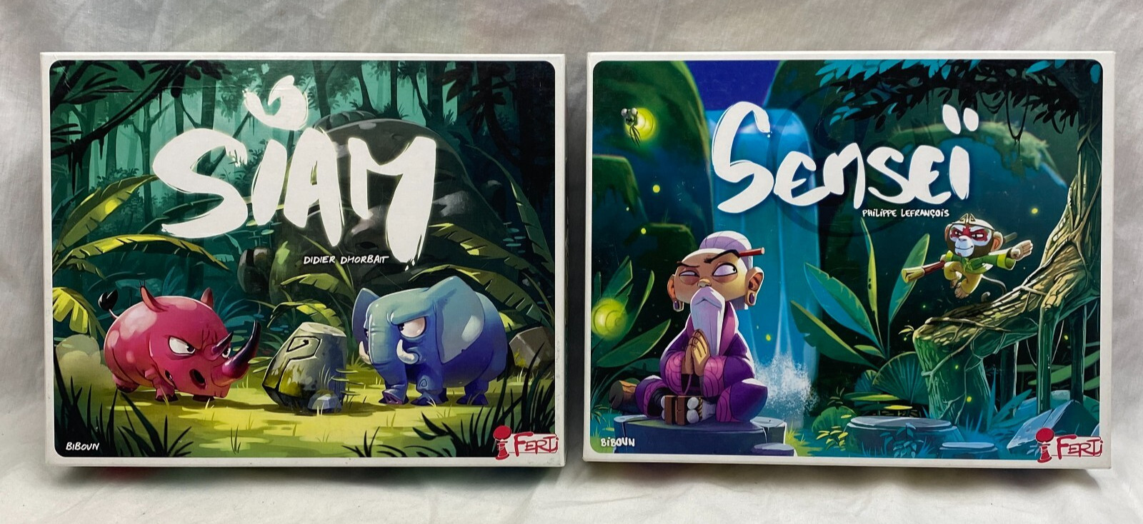 Siam + Sensei Board Game Ferti Games 2015 EX/EX