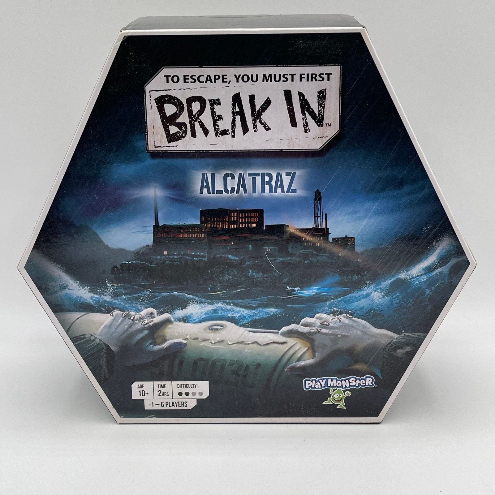 PlayMonster Break In Alcatraz 3D Collaborative Escape Room Board Game 7491 NEW