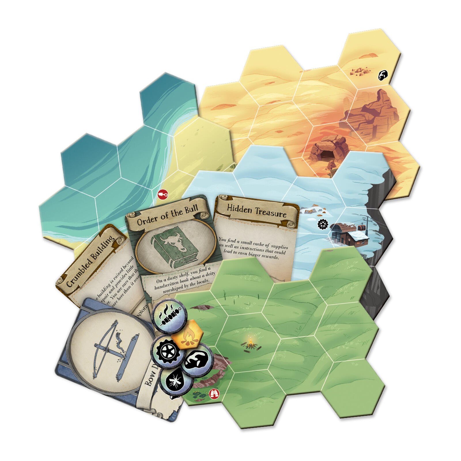 Discover: Lands Unknown Board Game | A Game of Exploration and Survival