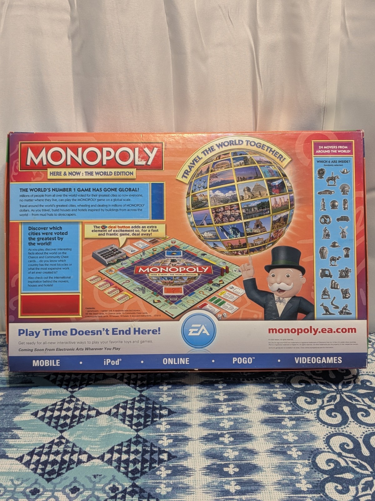 Monopoly World Here & Now: The World Edition COMPLETE Hasbro Electronic 2008
