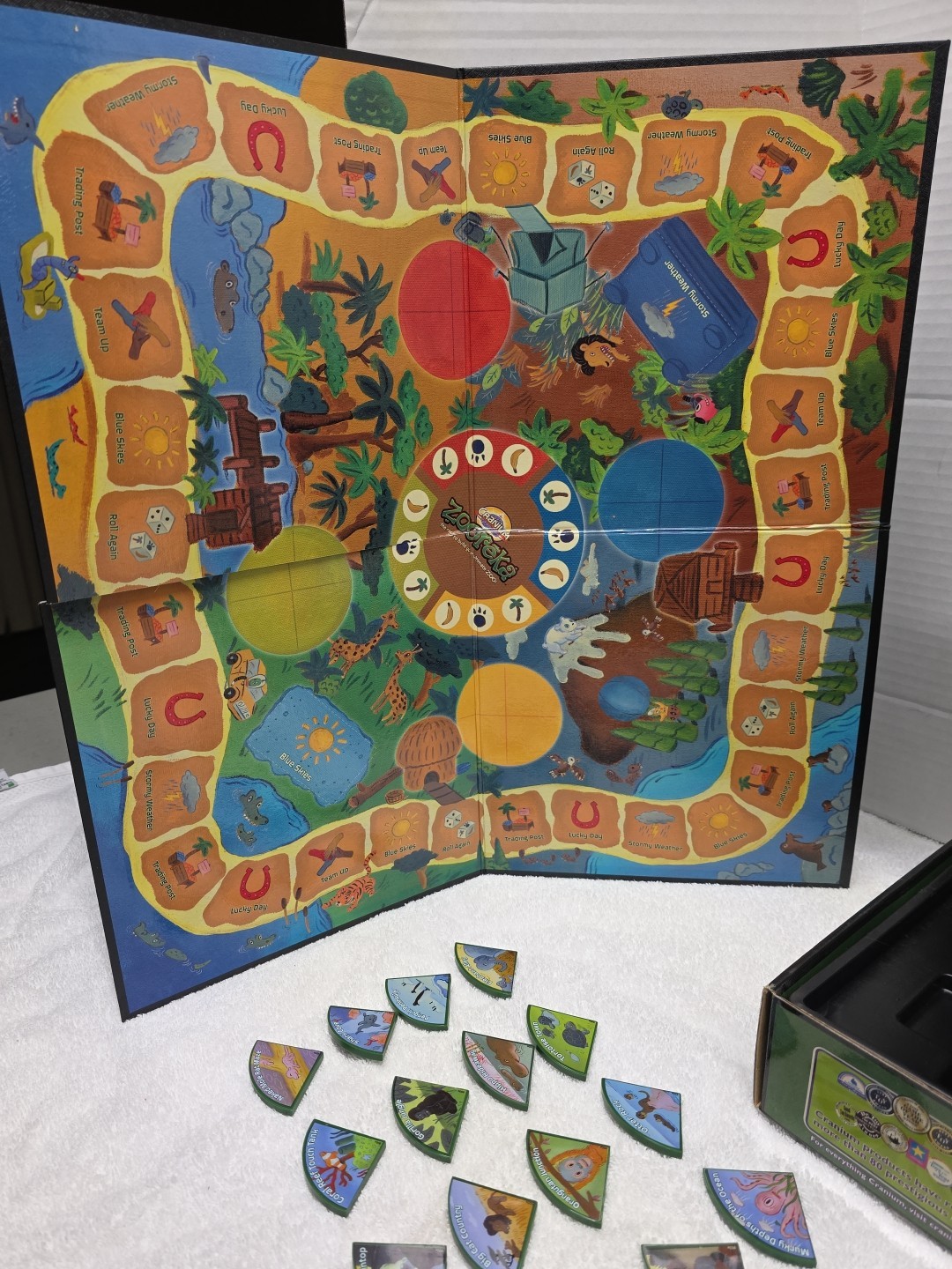 Cranium Zooreka Race to Build Your Zoo! Family Board Game 2006 Complete