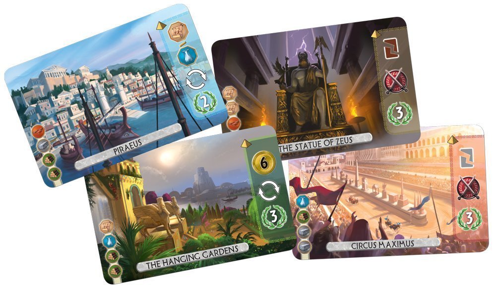 7 Wonders Duel Stand Alone 2 Player Board Card Game Asmodee ASM SEV07 Card