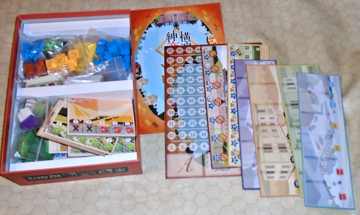 Yokohama, Merchant Board Game – 2016 1st Edition Okazu/TMG