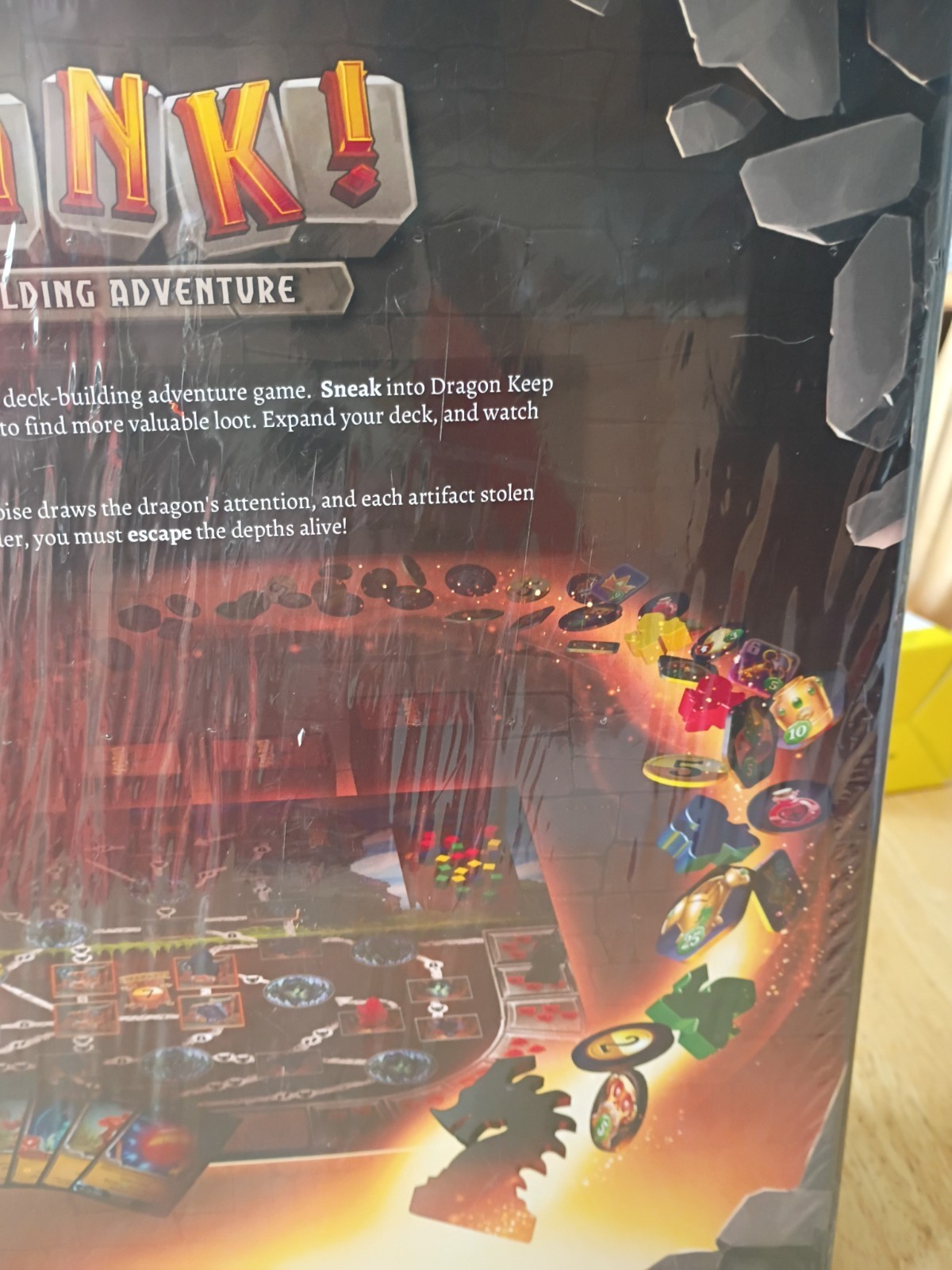 Clank! A Deck-Building Adventure Board Game Sealed Renegade Dire Wolf CLASSIC!!