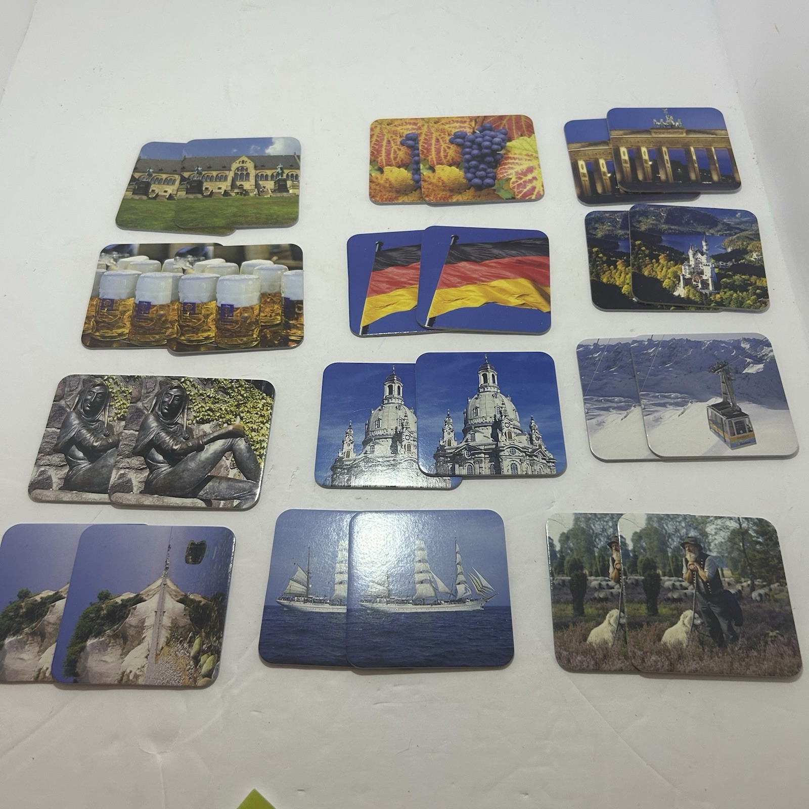 Excellent Ravensburger Deutschland Memory Tile Matching Game Complete