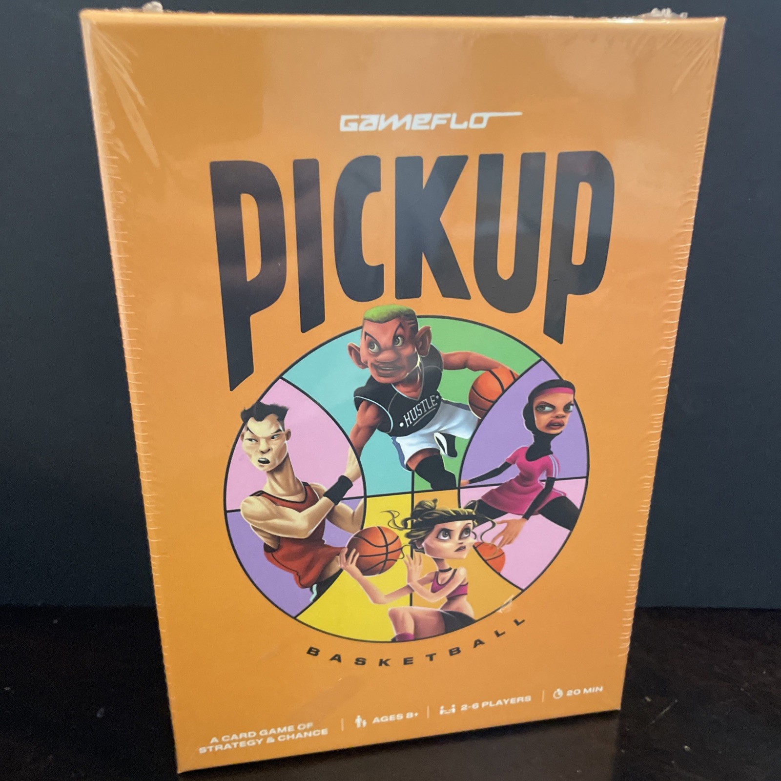 Gameflo Pickup Basketball Card Game Of Strategy Ages 8+ /2-6 Players New/Sealed