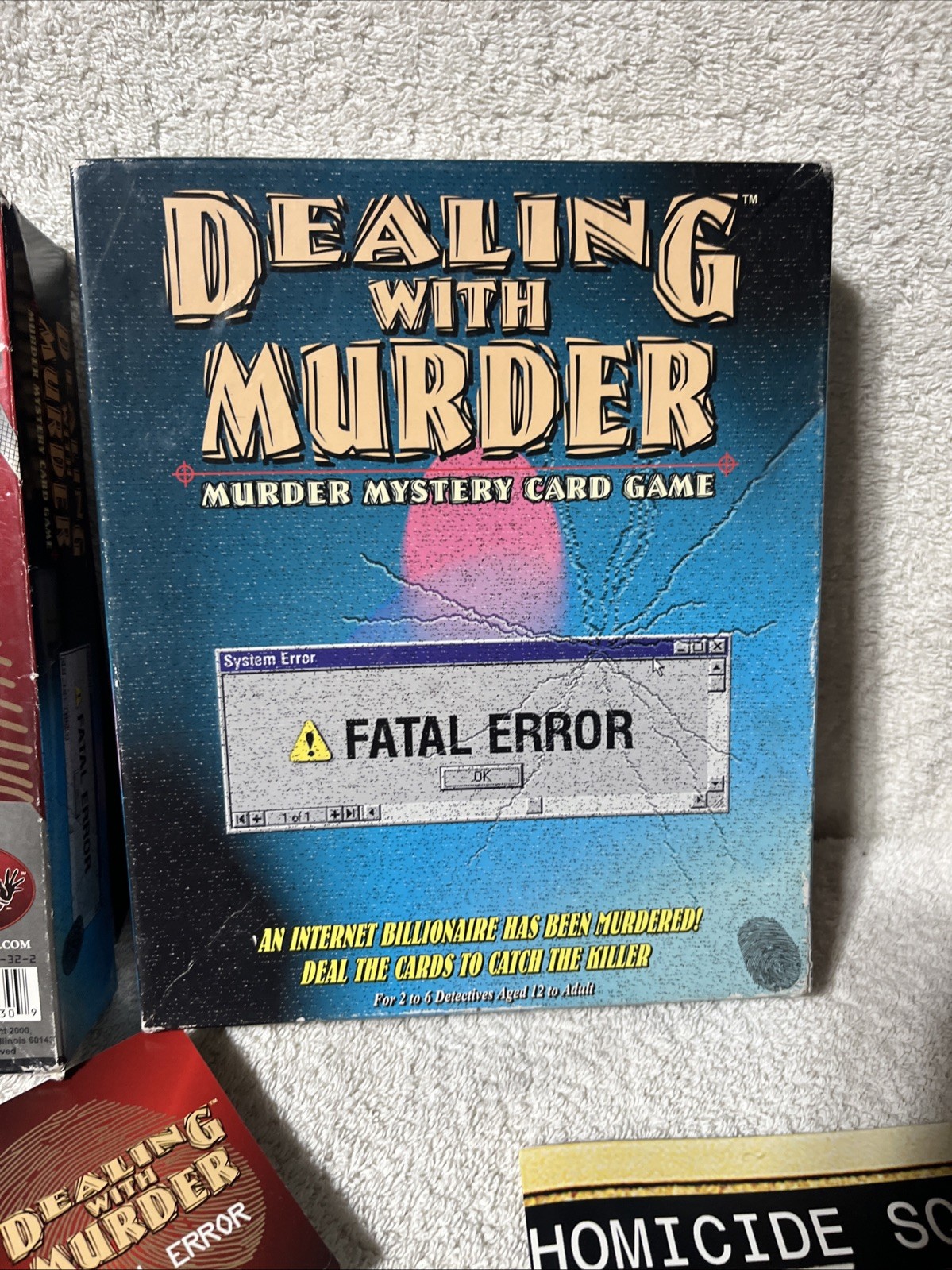 Dealing with Murder Game FATAL ERROR 2000 TDC GAMES #2130