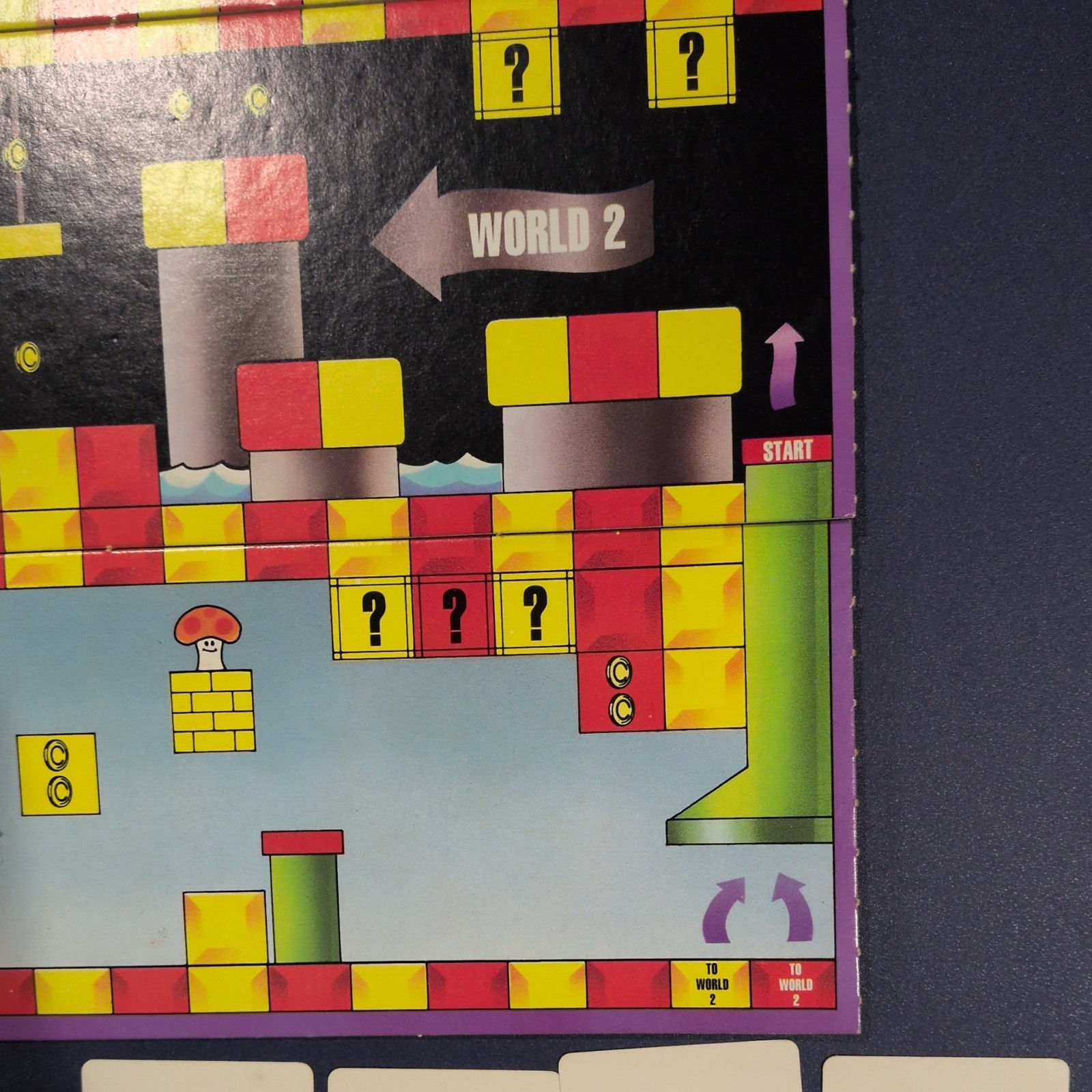 Vintage Super Mario Bros Board Game Milton Bradley 1988 USA
