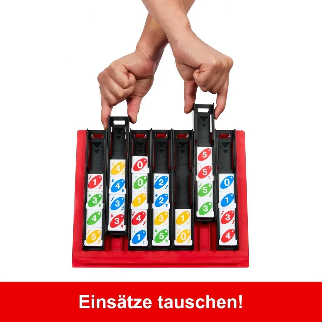 Uno Quatro, Mattel Games, sort bricks by colors or numbers, new & original packaging